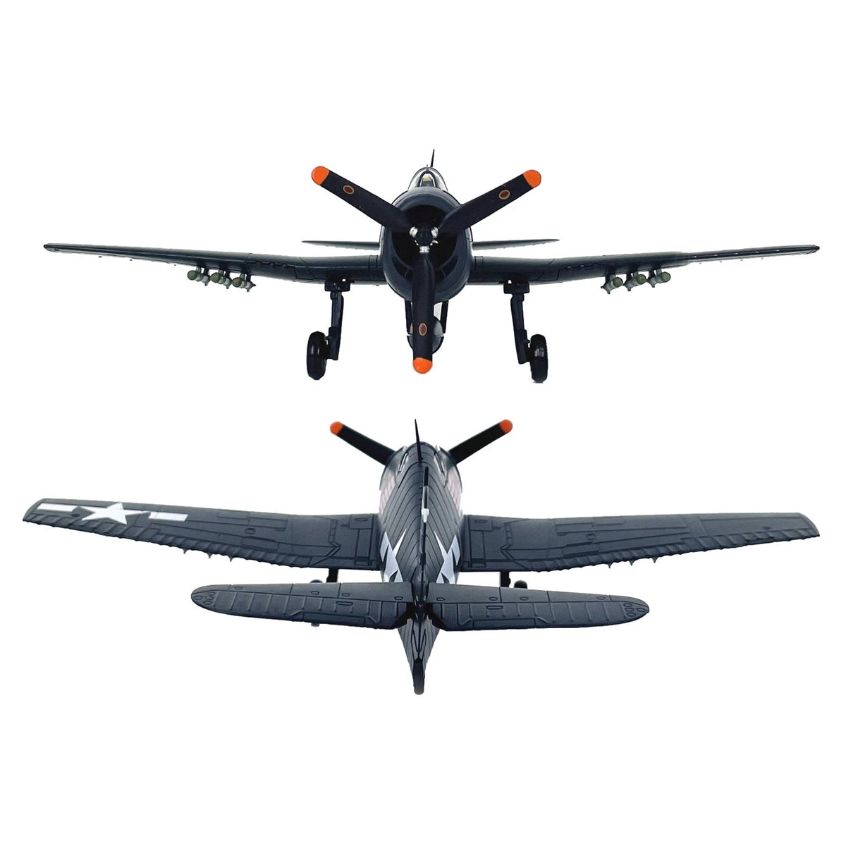 WWII Fighter Aircraft Model F6F Hellcat 1:72 Scale For Alloy Display