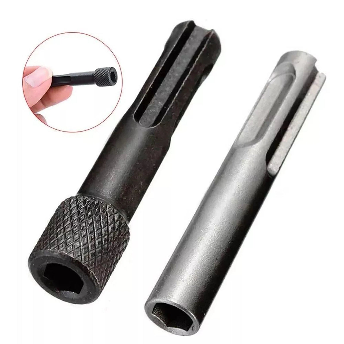 5pcs SDS Plus 1/4" 3/8" 1/2" Screwdriver Bit Hammer Drill Bit Accessories