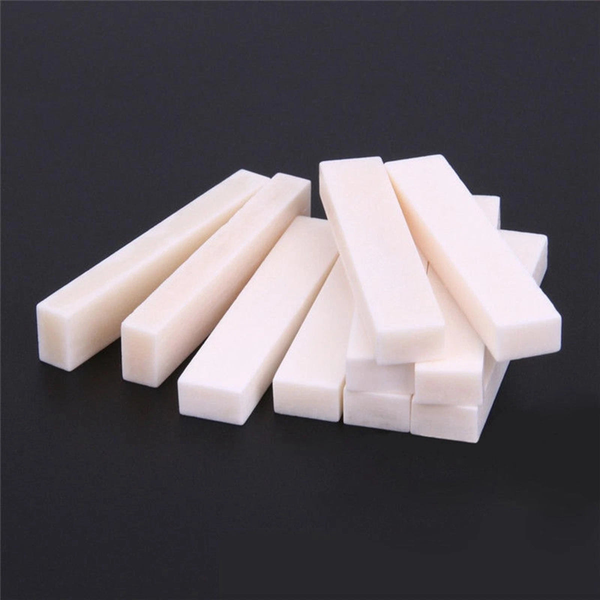 5PCS Hard Buffalo Bone Blank Saddle Nut for Accoustic Classical Guitar DIY