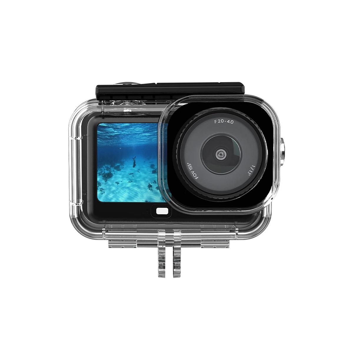 Waterproof Case for DJI Osmo Action 6 with Optical Lens Cover Anti Fog Inserts