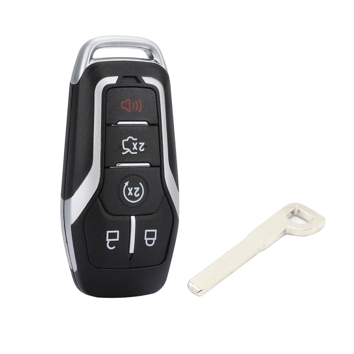 5 Buttons Key Fob Shell Case For Ford 2015-2017 F-150 Explorer Edge Fusion Car
