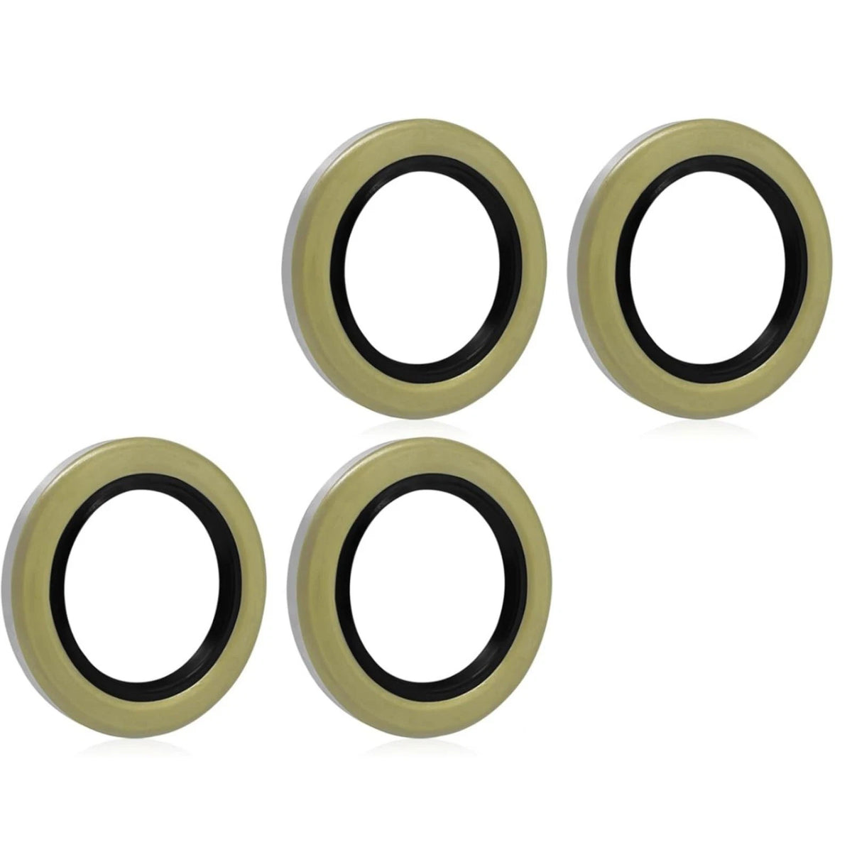 4PCS Trailer Hub Grease Seals Repair Compatible For 5200-7000 lb Trailer Axle