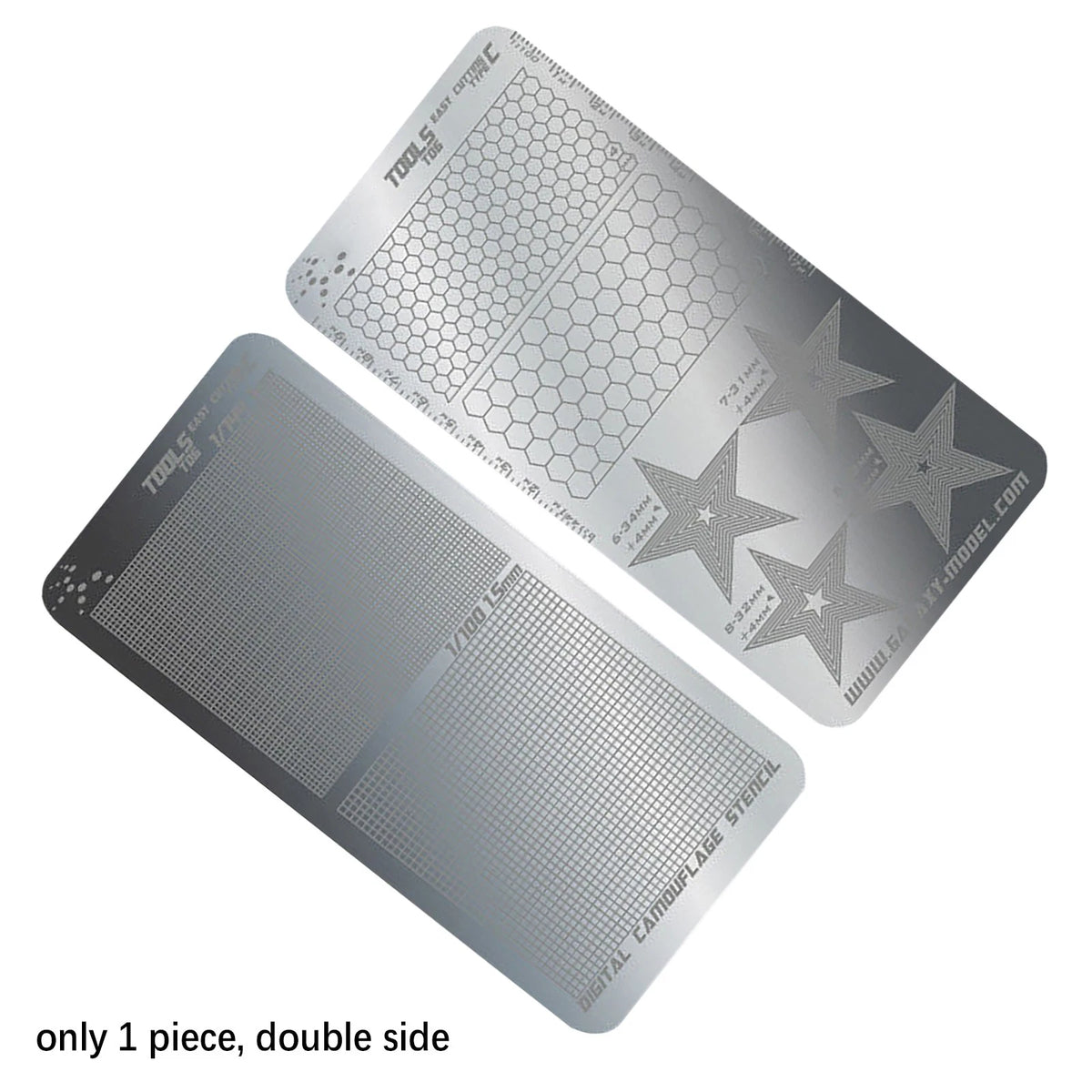 T06A03 Stainless Steel Masking Sheet Easy Cutting Type Board Hobby Tools Fuu
