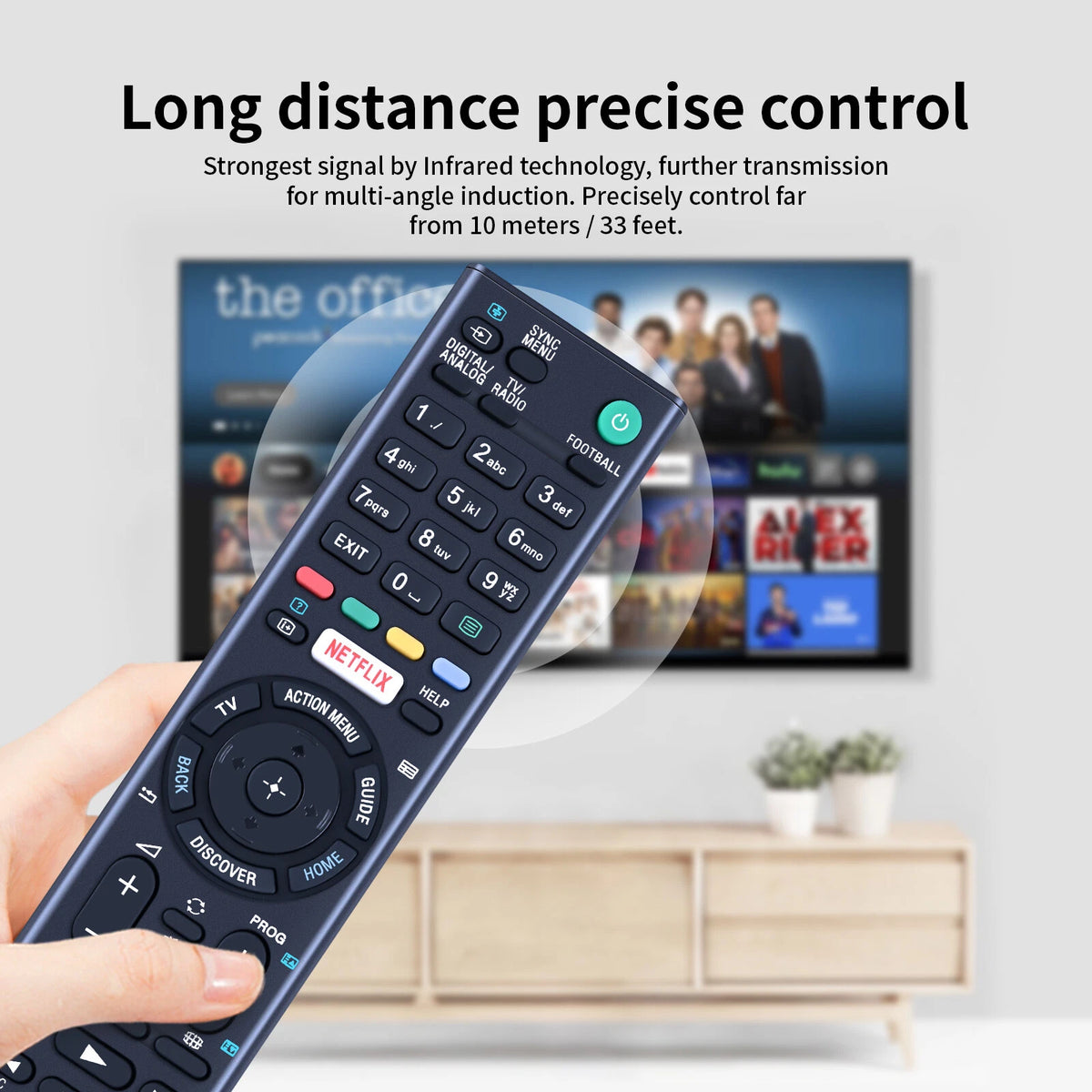 RMT-TX100D Remote Control For Sony TV RMT-TX101J RMT-TX102U RMT-TX102D