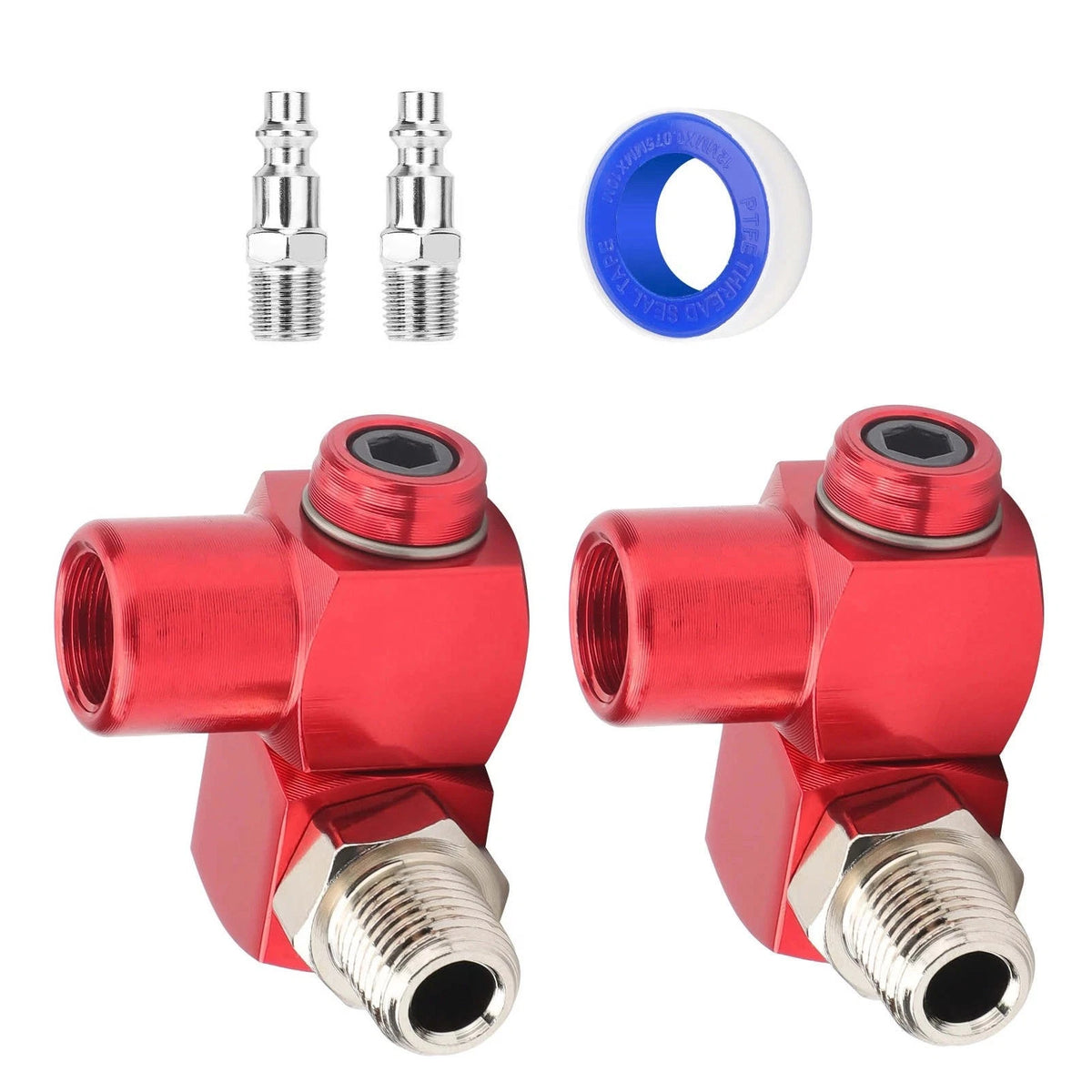 360° Full Rotation Air Tool Adapter 360 Degree 1/4'' NPT for Air Impact