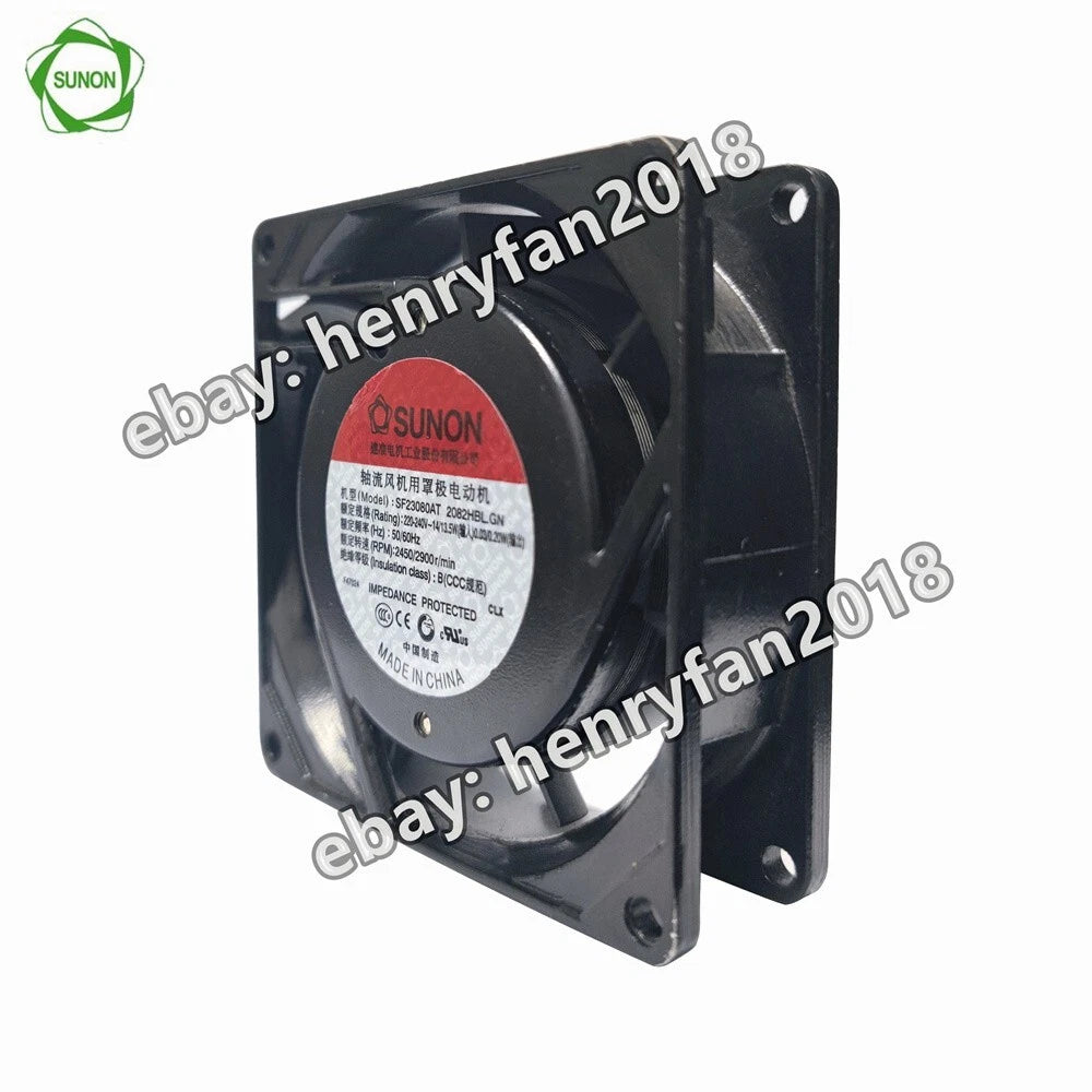 SUNON SF23080AT 2082HBL.GN Axial fan AC 220V 14W 80*80*25mm Case cooling fan
