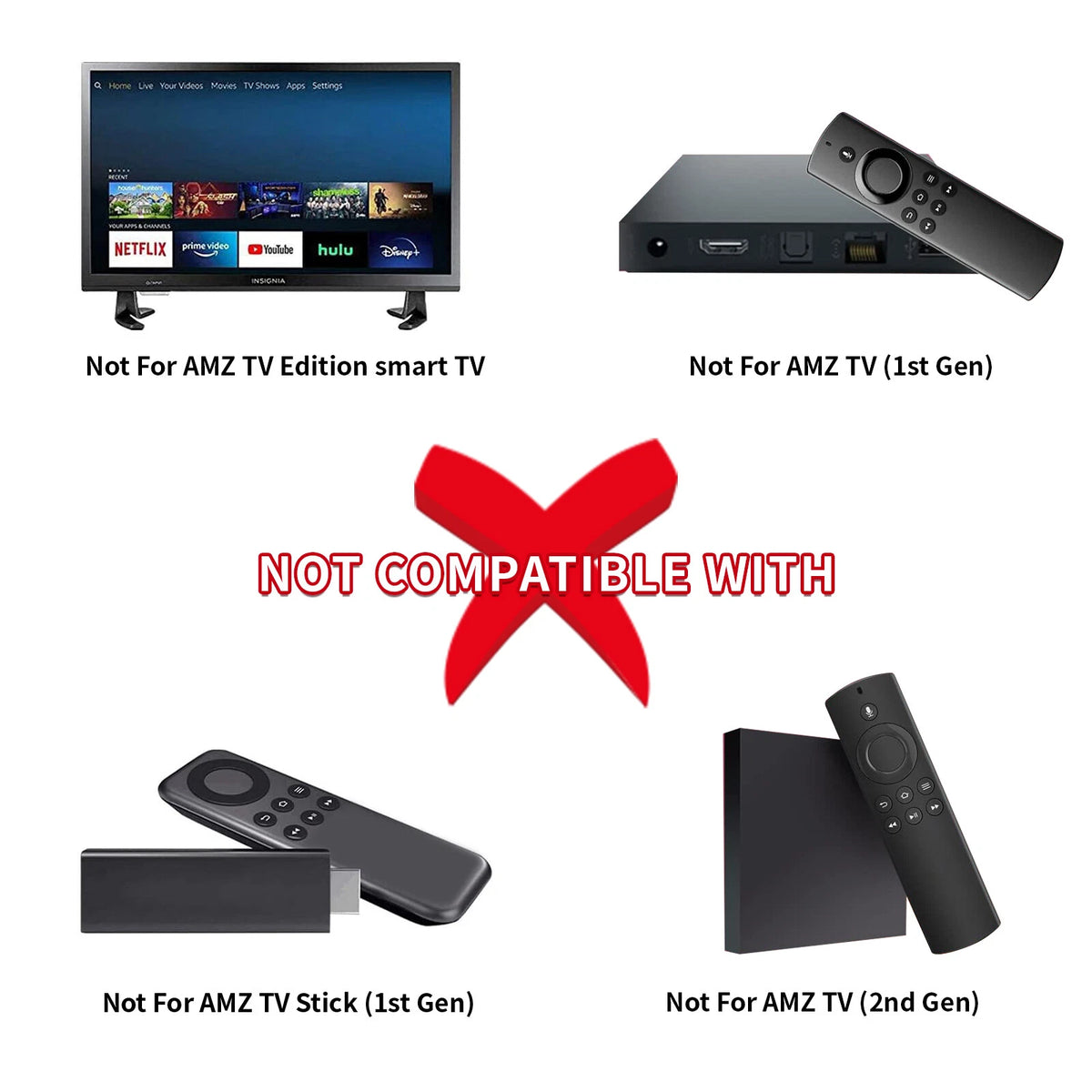 2nd Gen DR49WK B PE59CV Voice Remote Control For Amazon TV Stick Box