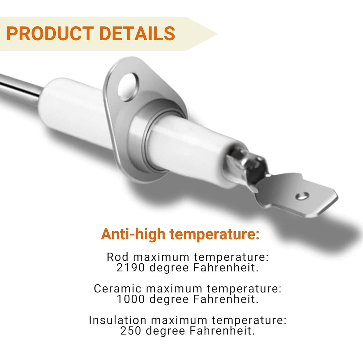 Upgraded Replacement Furnace Flame Sensor Fits Lennox 52W2901