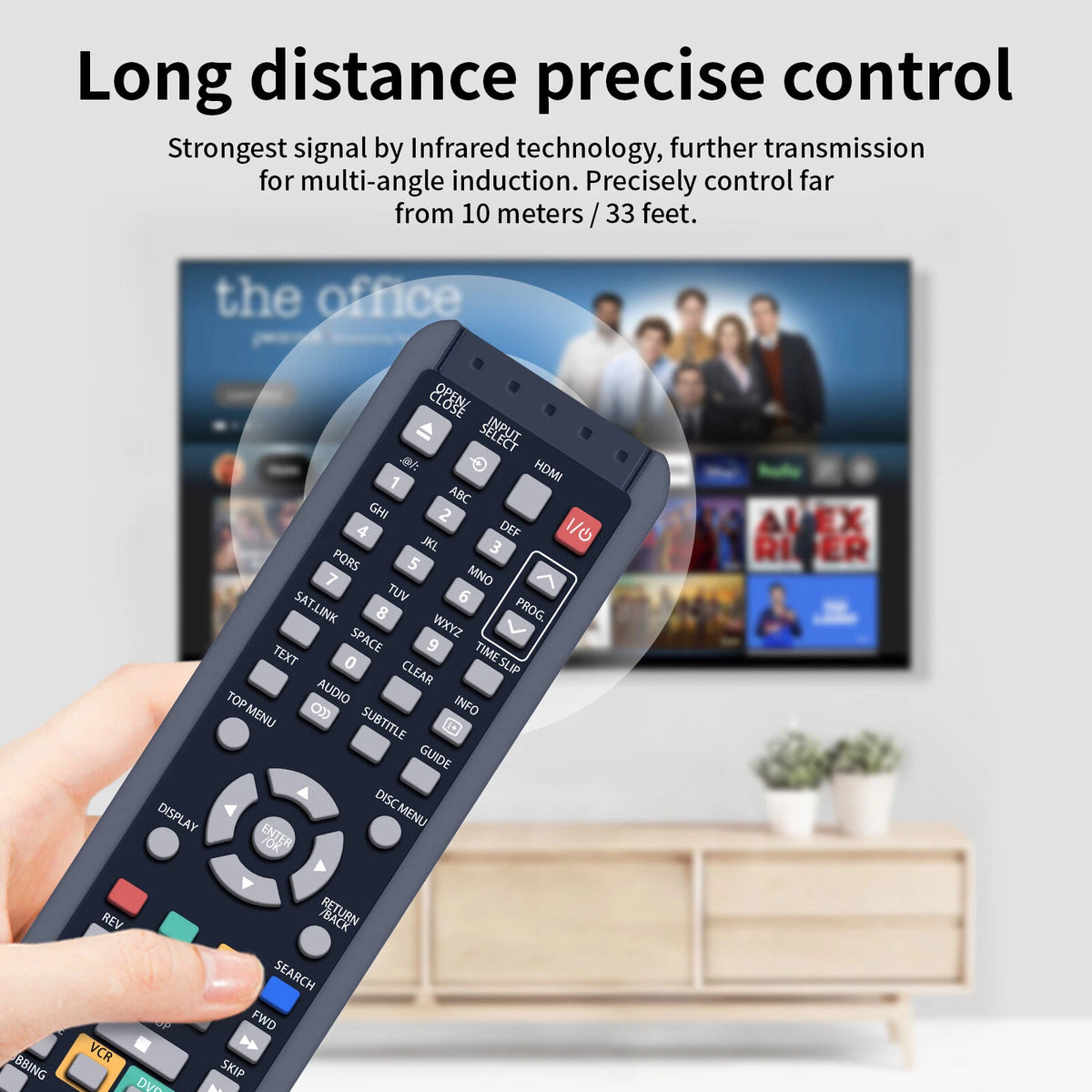 SE-R0307 Remote Control For Toshiba DVD Player D-VR18DTKB D-VR18DT DVR18DT