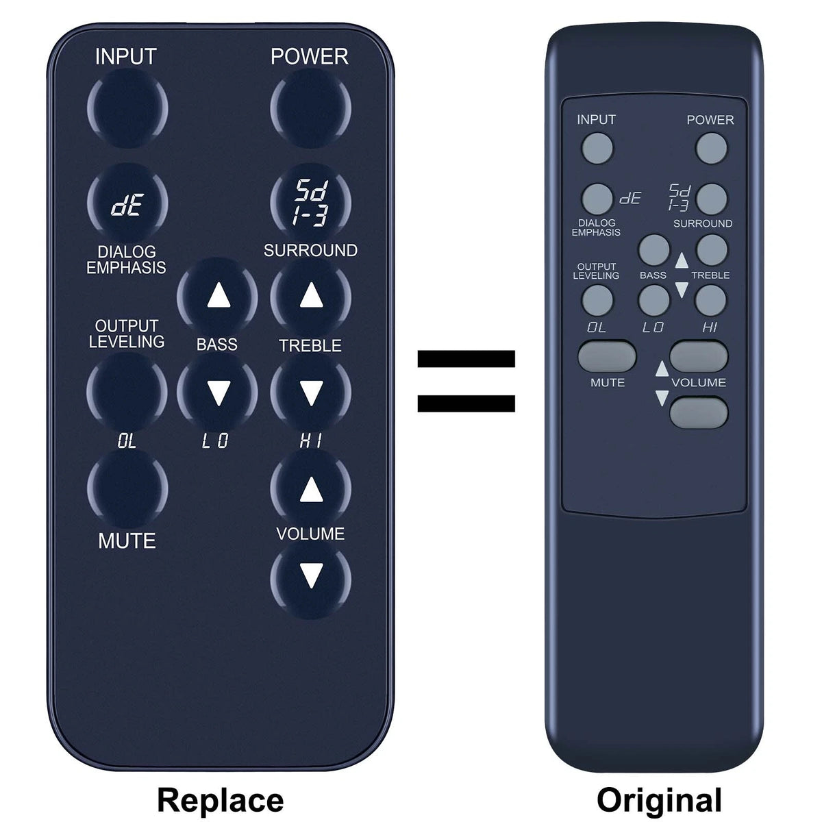 Remote Control For ZVOX Z-Base 580 555 SoundBar Home Theater Speaker