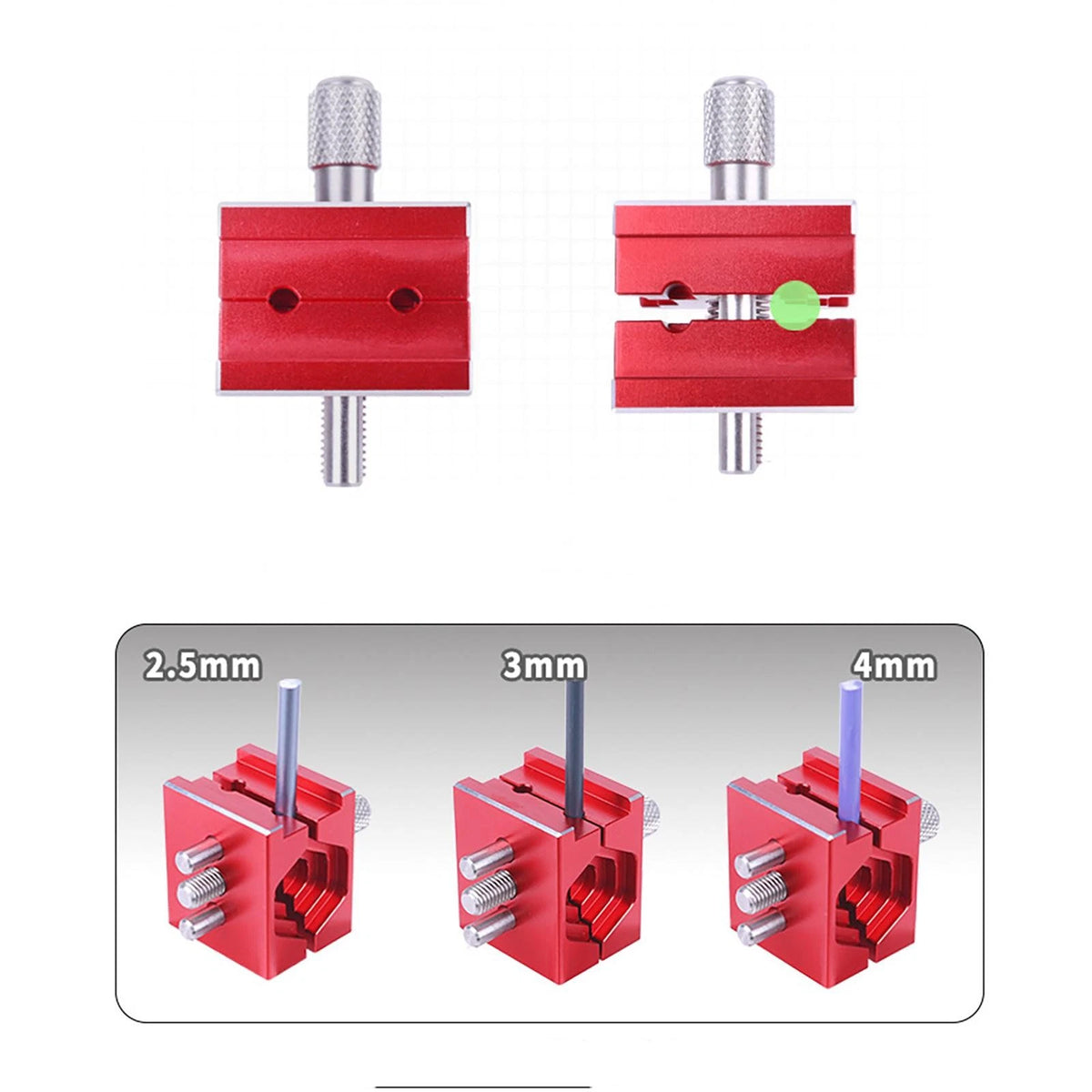 Adjustable Aluminum Alloy Mini Vise for Gundam Model Military Hobby Tool A