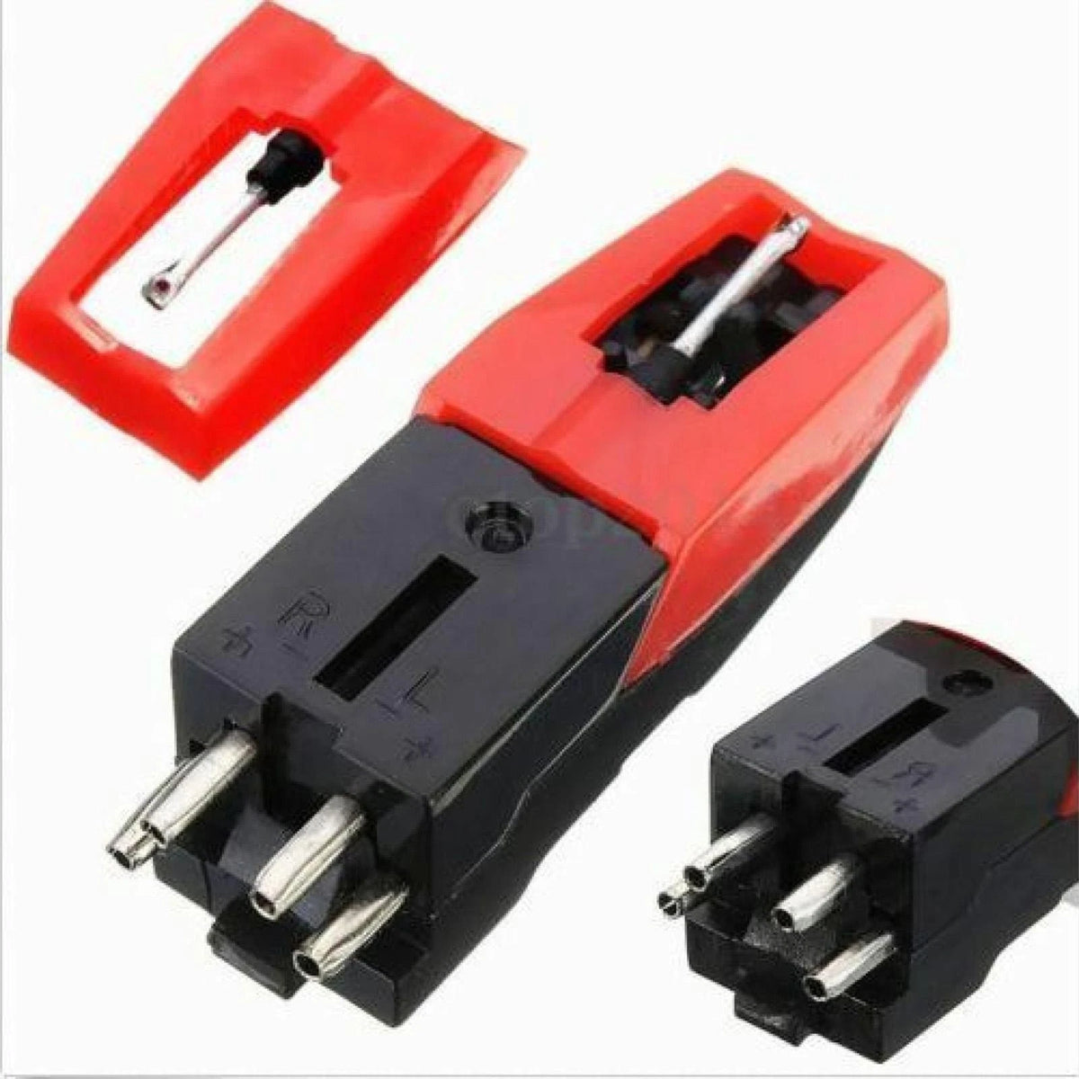 2Pcs Turntable Phono Ceramic Cartridge+Stylus Needle Kit for Record Player c