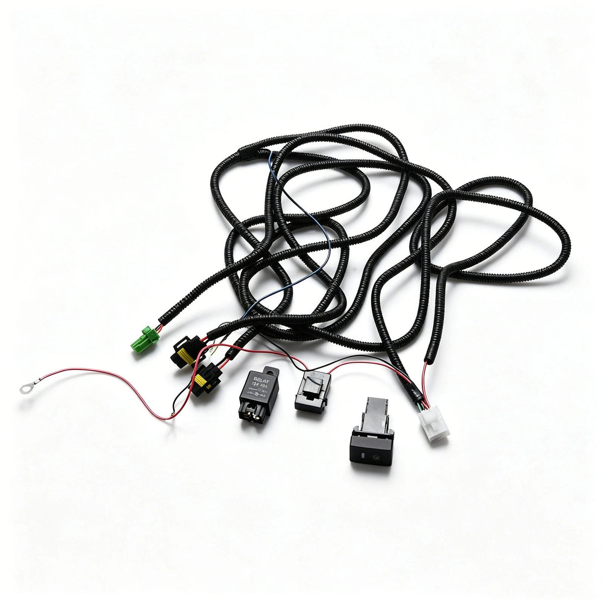 H11 Fog Light Wiring Harness Kit for Acura TL TSX RDX 12V 40A Relay LED Switch