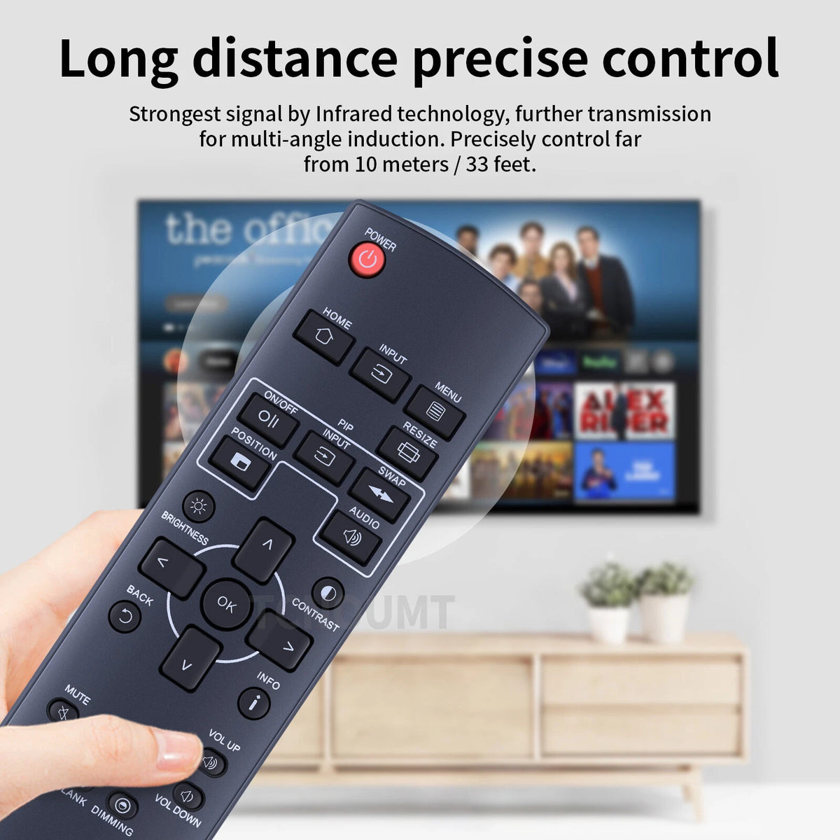 Replacement Remote Control For InFocus INF8600 - 86" 4K Interactive Screen