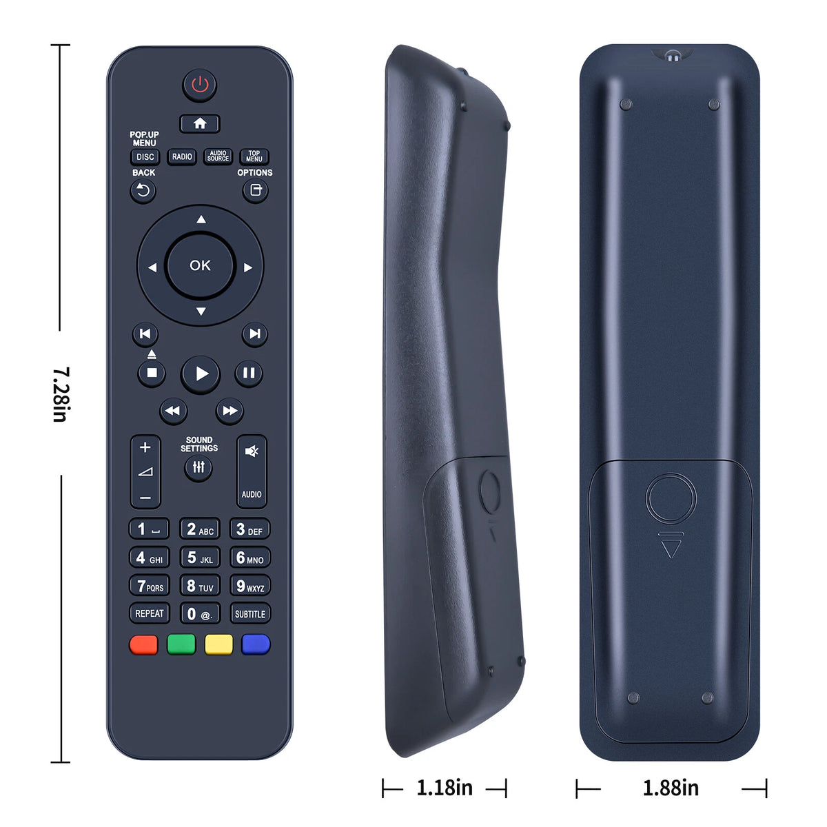 Replacement Remote Control For Philips 5.1 Home theater HTS3563/98 HTS5563