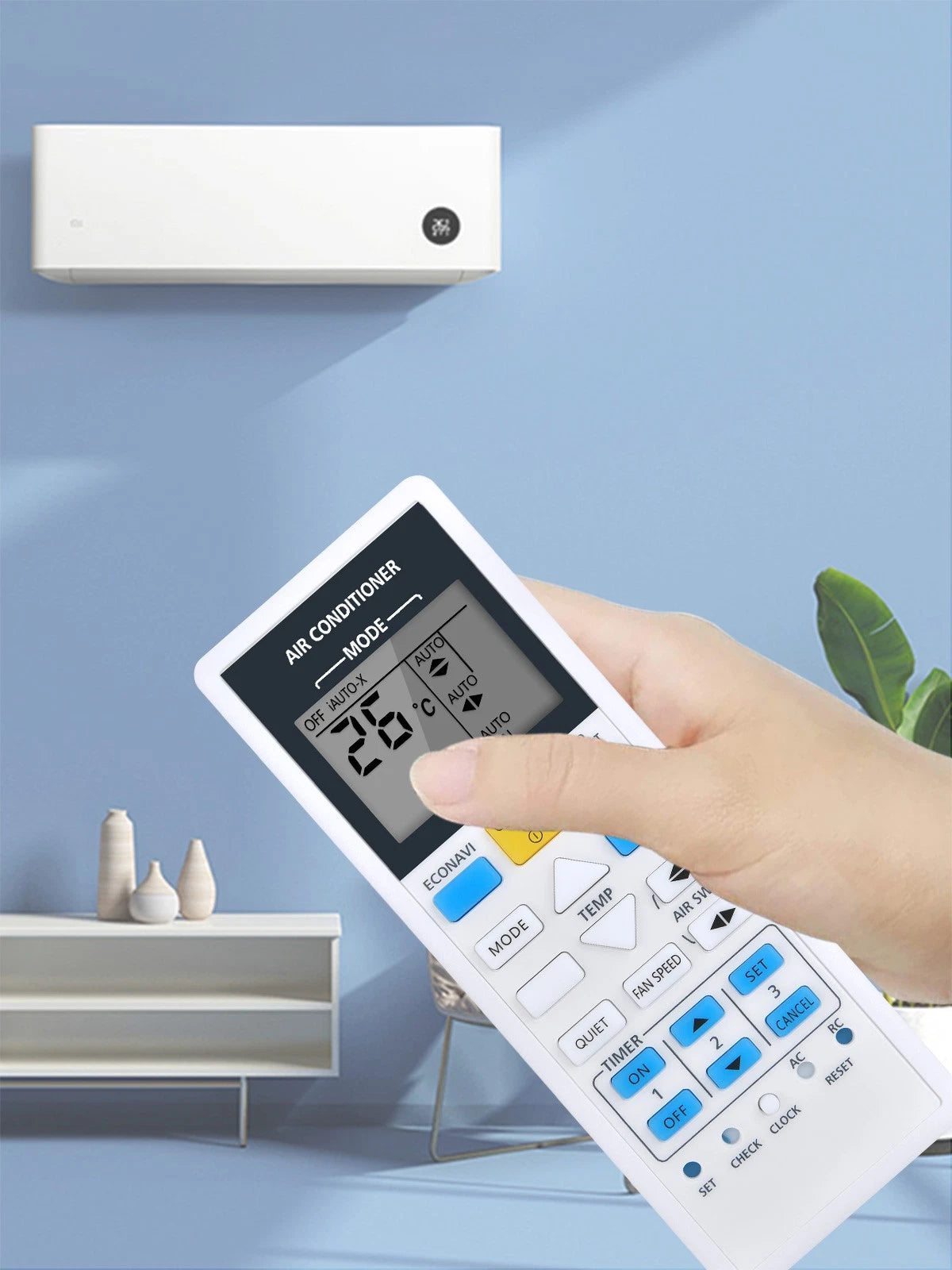 Remote Control For Panasonic Air Conditioner A75C4762 A75C4406 A75C4543 A75C3300