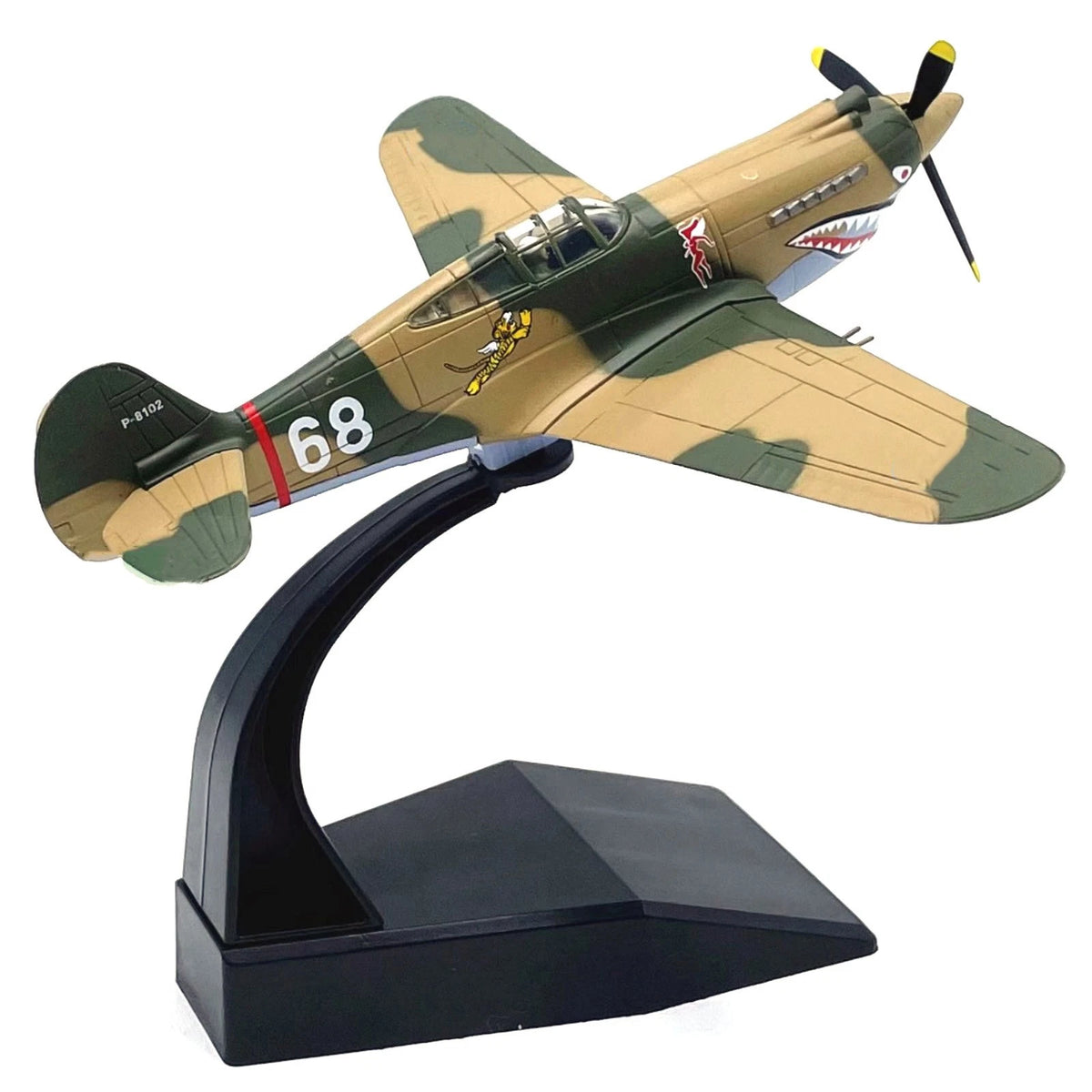 13.5cm Diecast Alloy 1/72 American P40 Fighter Aircraft Model Souvenir