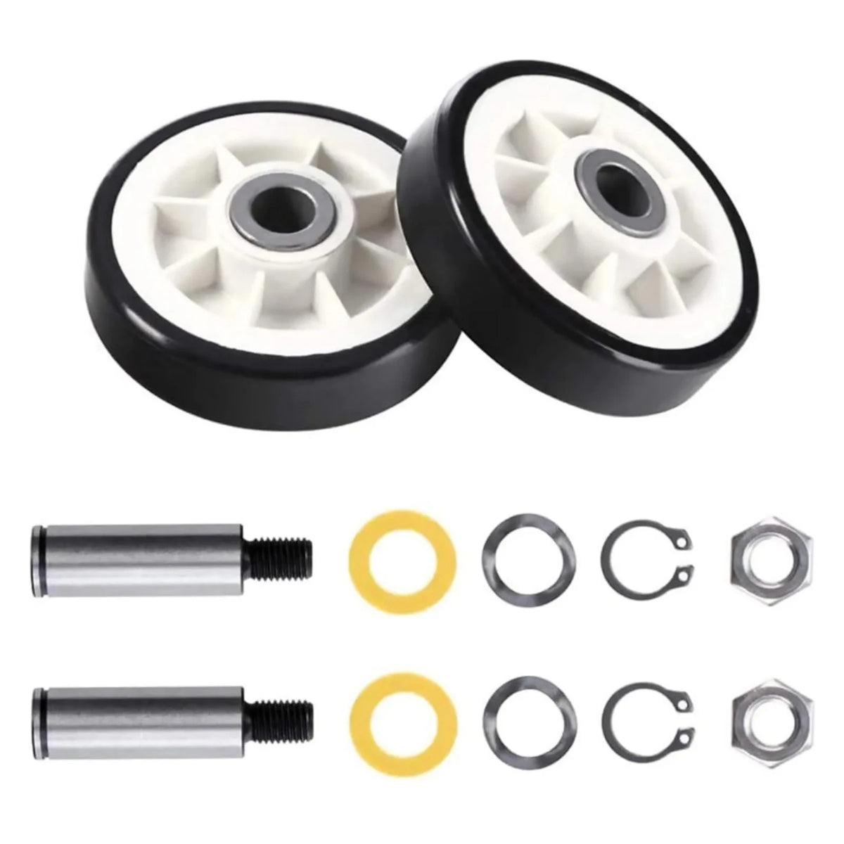 2Pcs For Maytag Dryer Roller Wheel Drum Support Kit 303373K Replacement