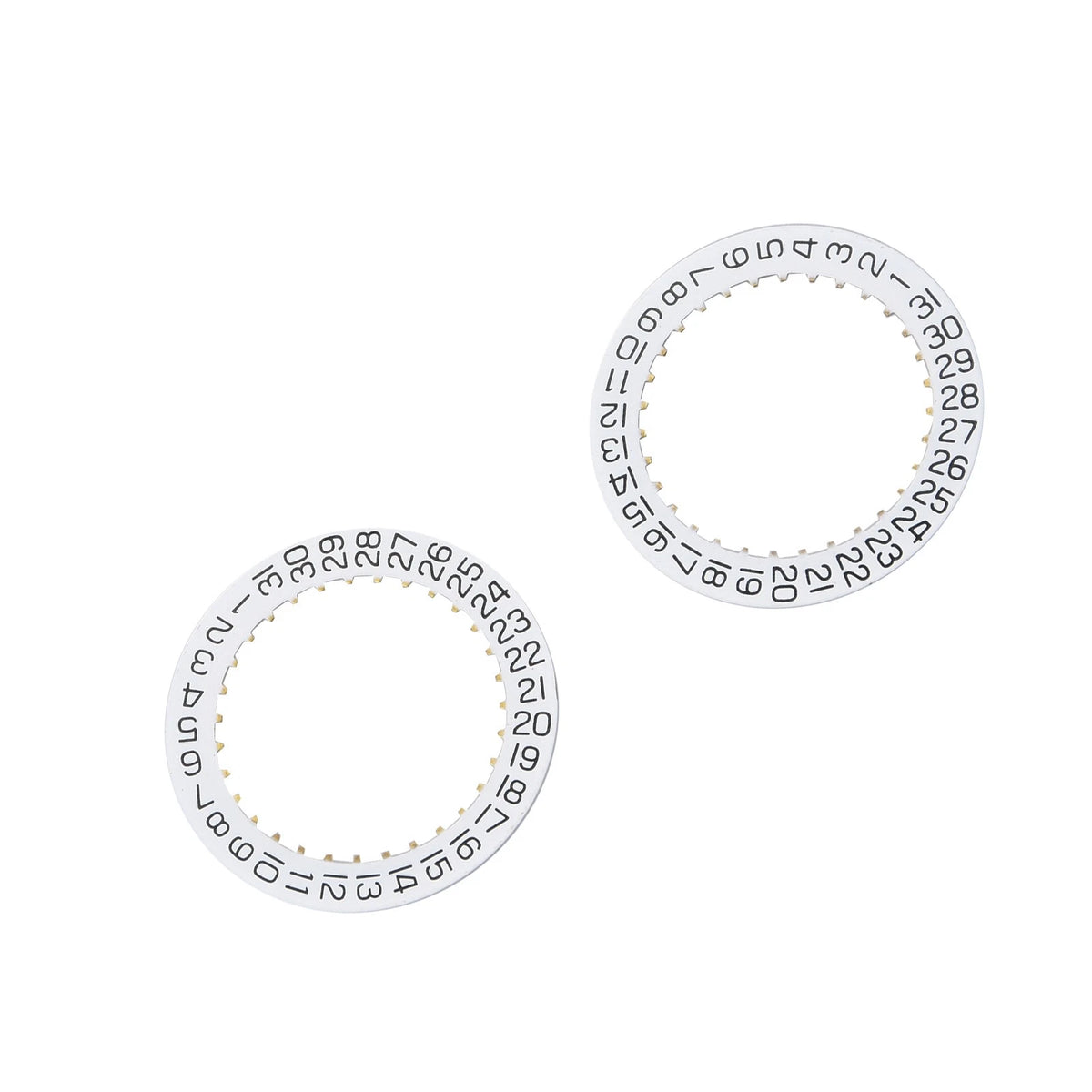 2X Date Indicator Calendar Wheel Disc Plate AT 3 For ETA 2804-2 2824-2 2892A2