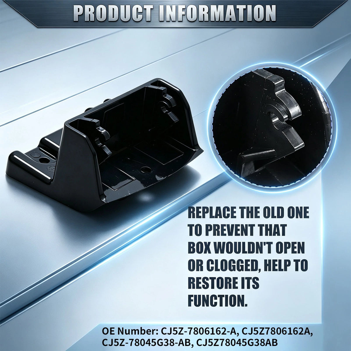 CJ5Z-7806162-A Budget-Friendly Center Console Latch Fits for Ford Escape C-Max