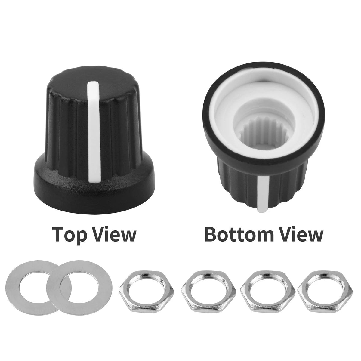 2 Packs 50mm Piezo Pickup Transducer Prewired Amplifier with 6.35mm Black