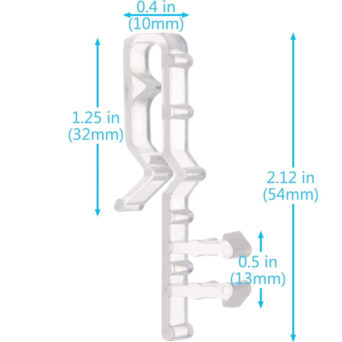 Valance Clips for Blinds 2 Inch Hidden Channel Window Blind 20, 2.1