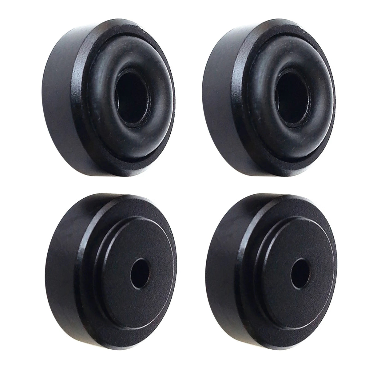 4pcs 20x8mm Black Isolation Feet Stand For CD Turntable Radio AMP Amplifier D