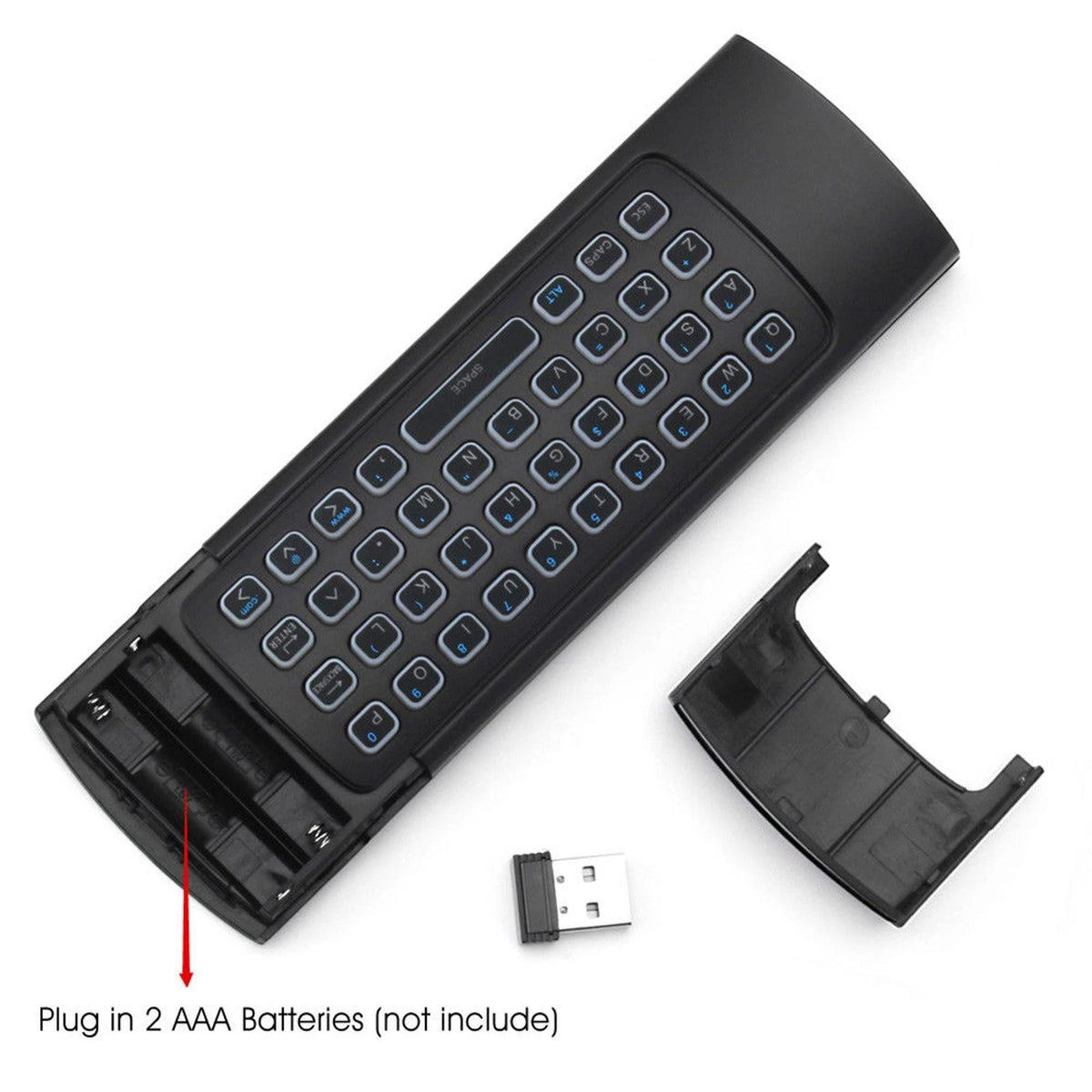 Remote Control MX3 Backlight Air Mouse 2.4G RF Keyboard For KODI TV BOX PC E