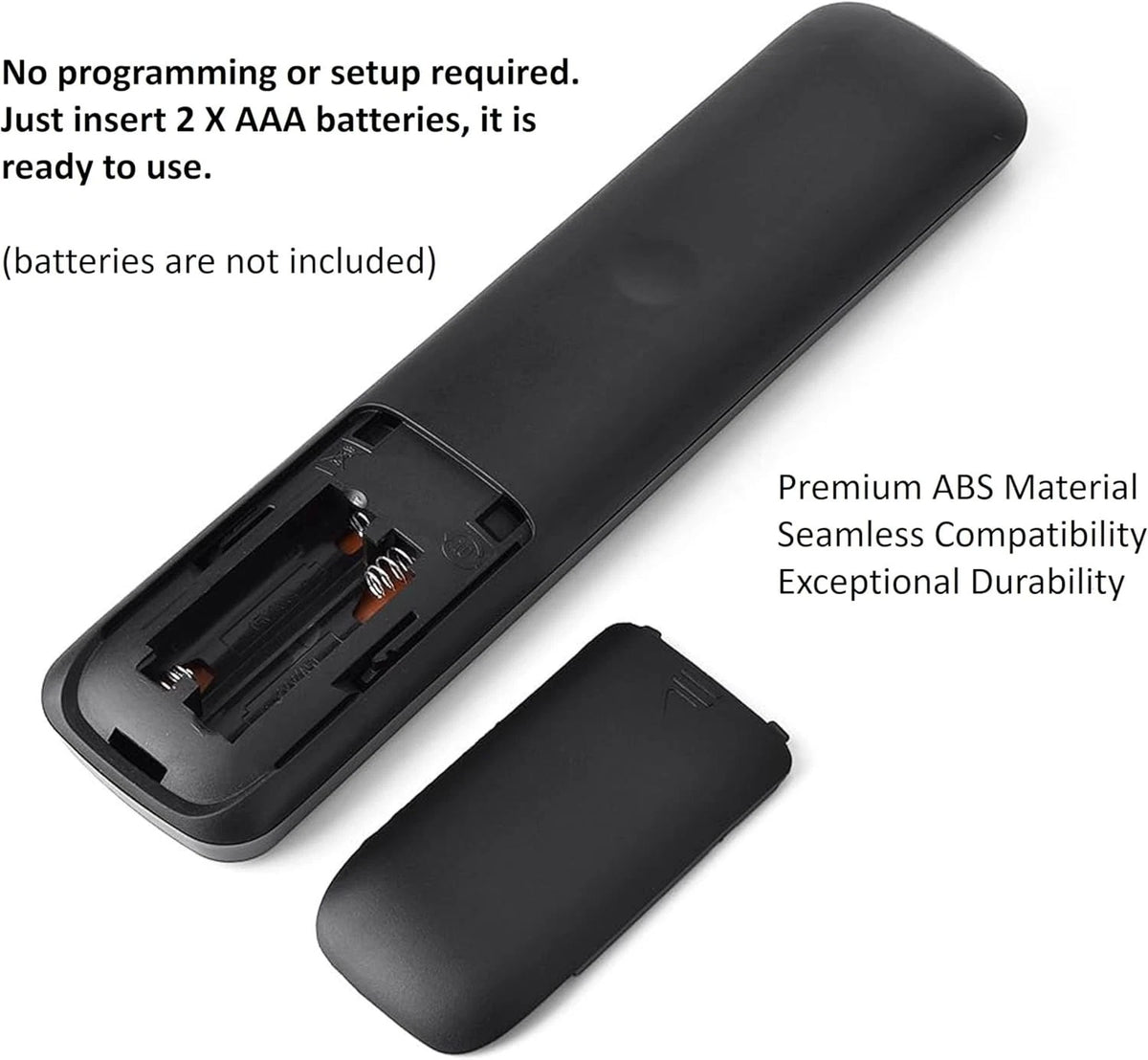 Universal for All Hisense-TV-Remote Compatible with Hisense 4K LED Black