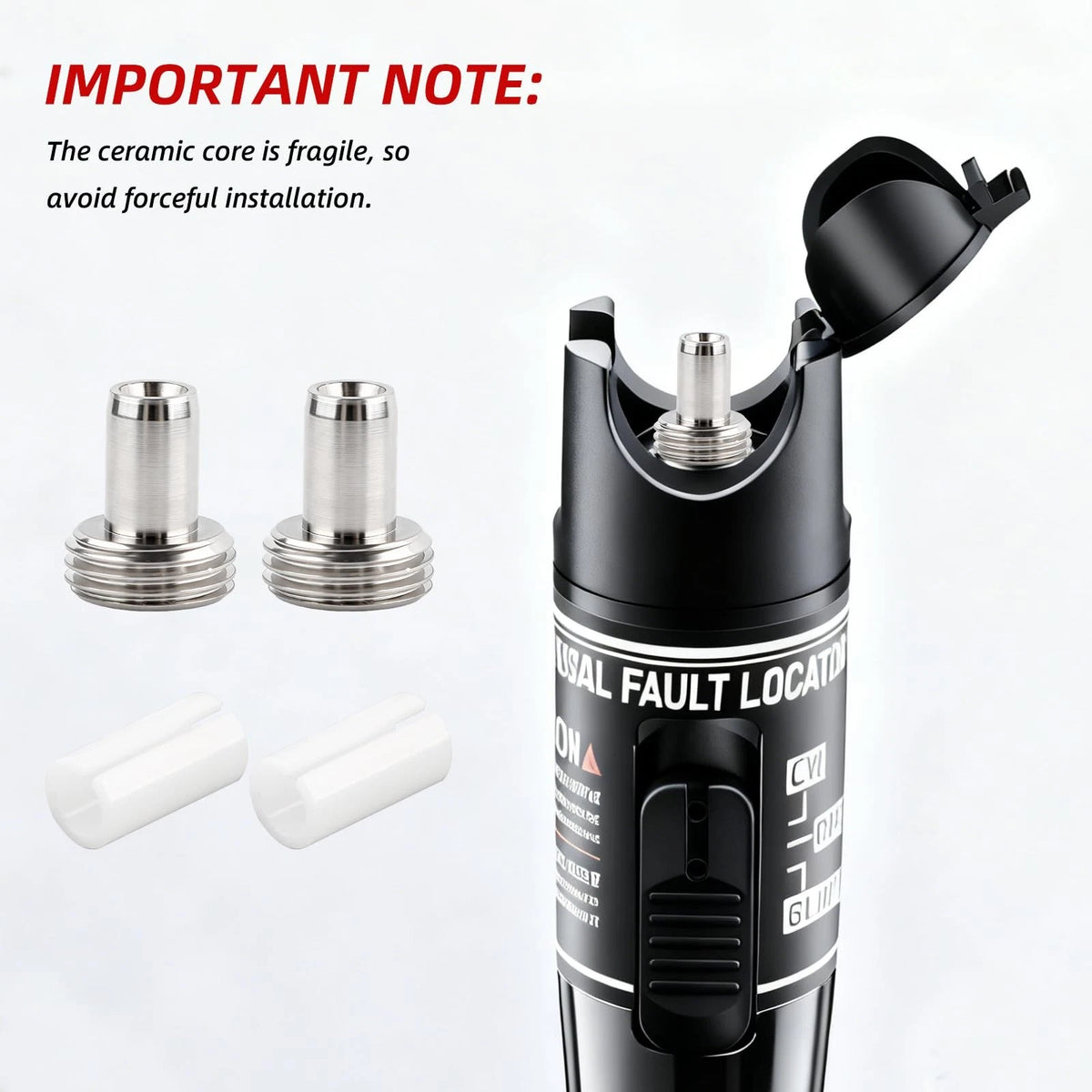 ARPOVIST 20 Pcs Fiber Optic Visual Fault Locator Replacement Parts - 10...