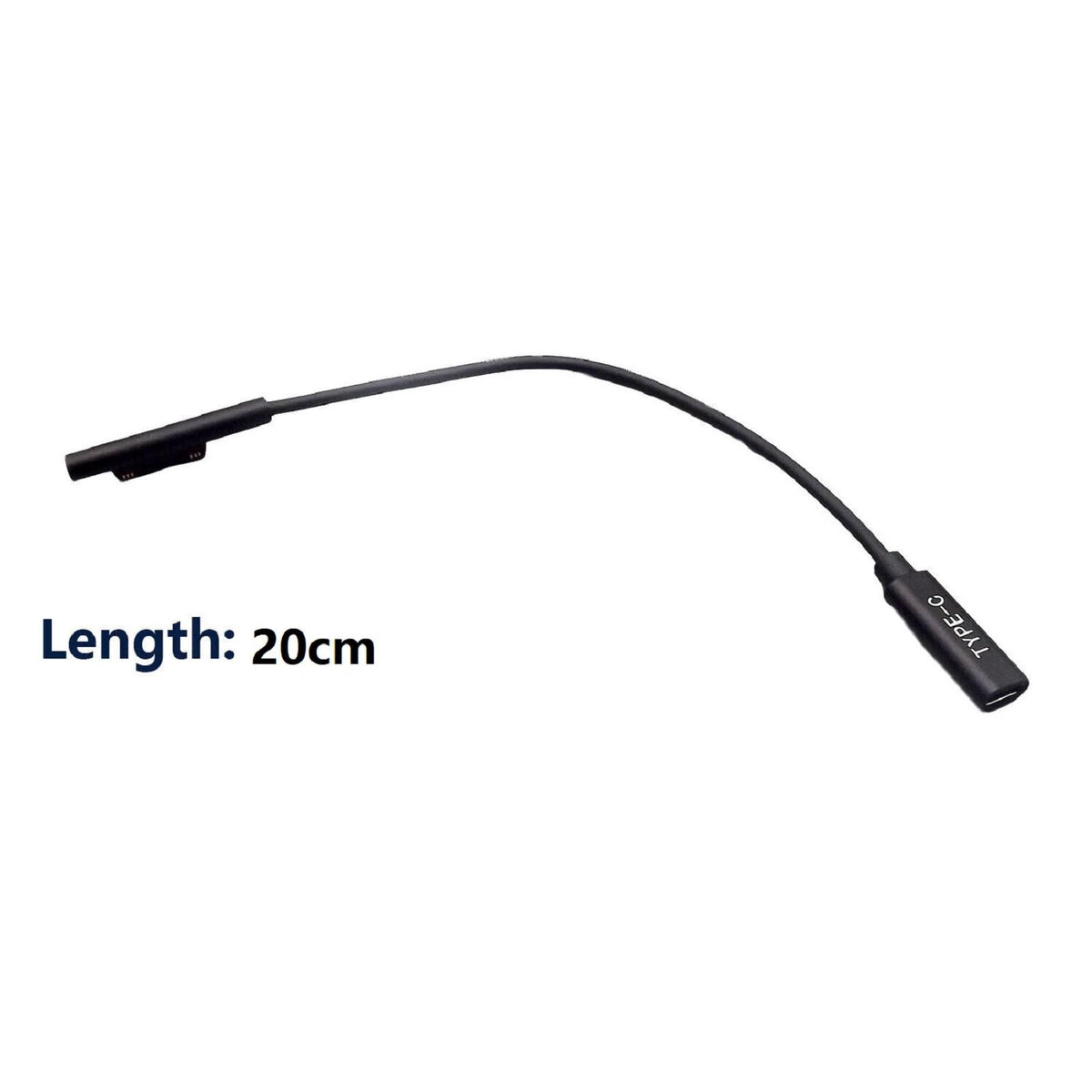 USB Type C DC Magnetic Plug Charging Cable For Microsoft Surface Pro 4 5 6 Go