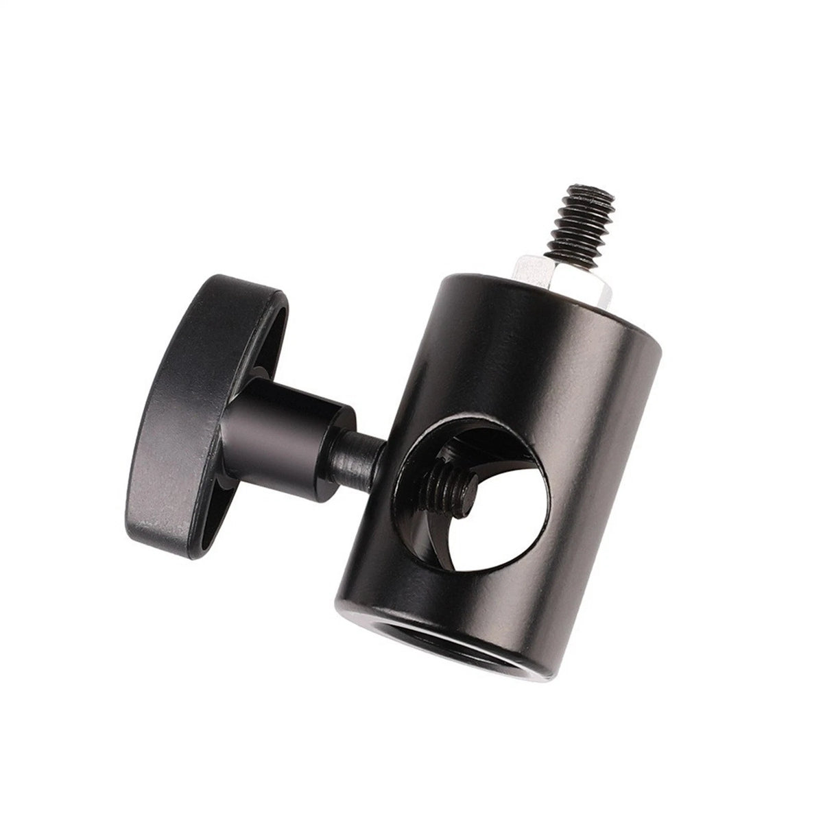 2Pcs SLR Cameras Photography Light 1/4" Screw Adapter Led Support Flash Tripod