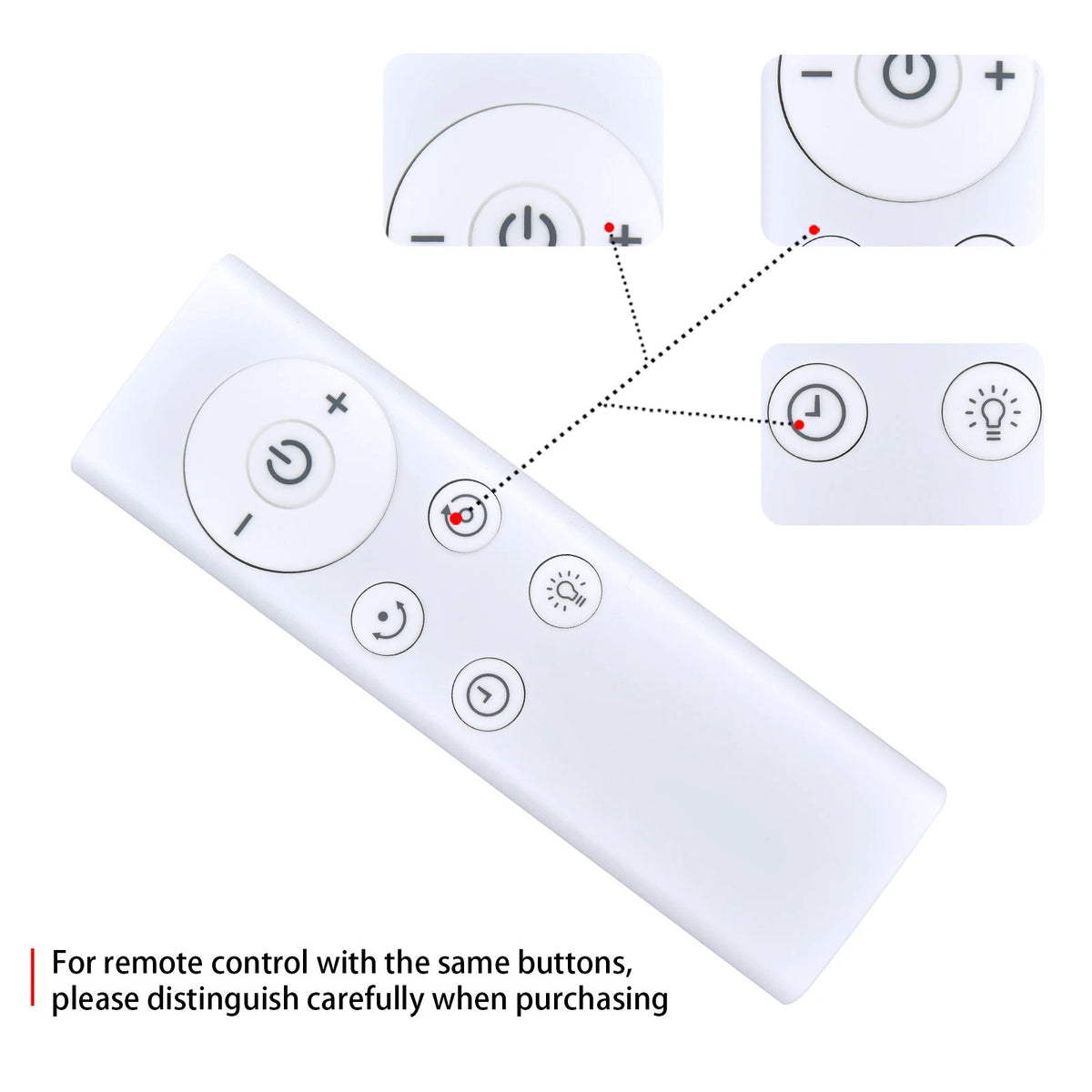 Remote Control For G-Ocean 45 Inch Tower Fan GFTF5501-US -White