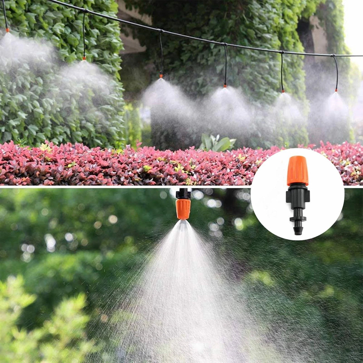 50 Pcs Drip Irrigation Spray Emitters, Adjustable 50 Pcs, Emitters