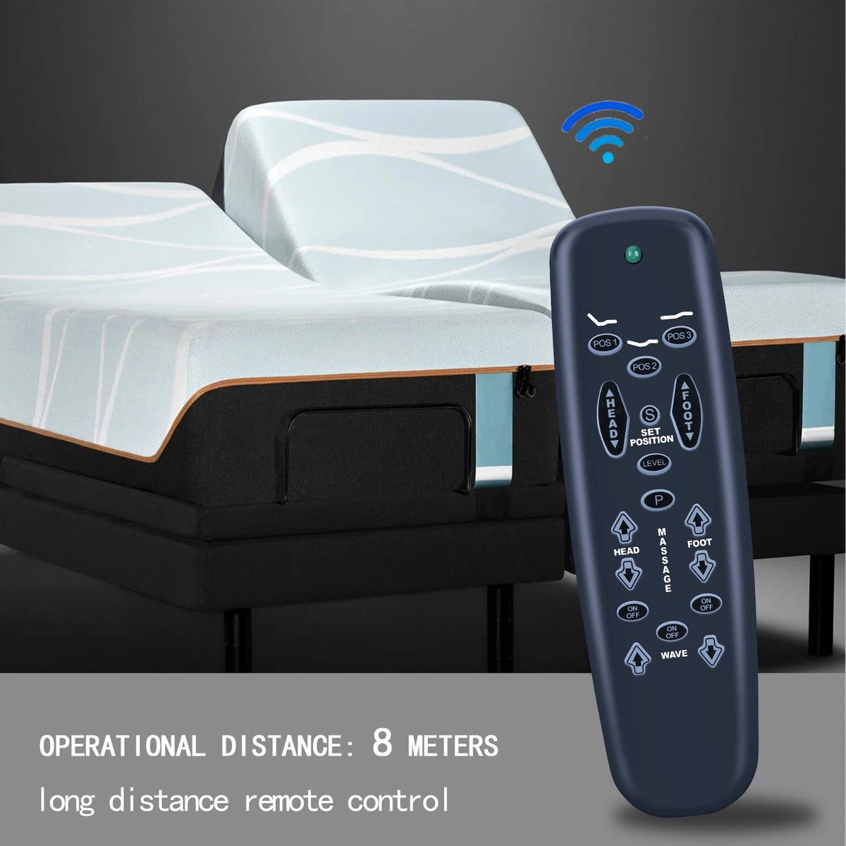 Replace Remote Control For Leggett &Platt S-Cape E95 or Rave E95 Adjustable bed