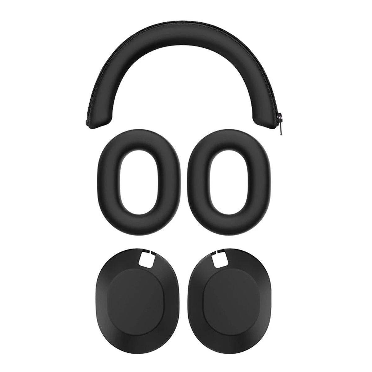 3PCS Silicone Protective Cover Case for Sony WH-1000XM6 Headphones, Soft Fit