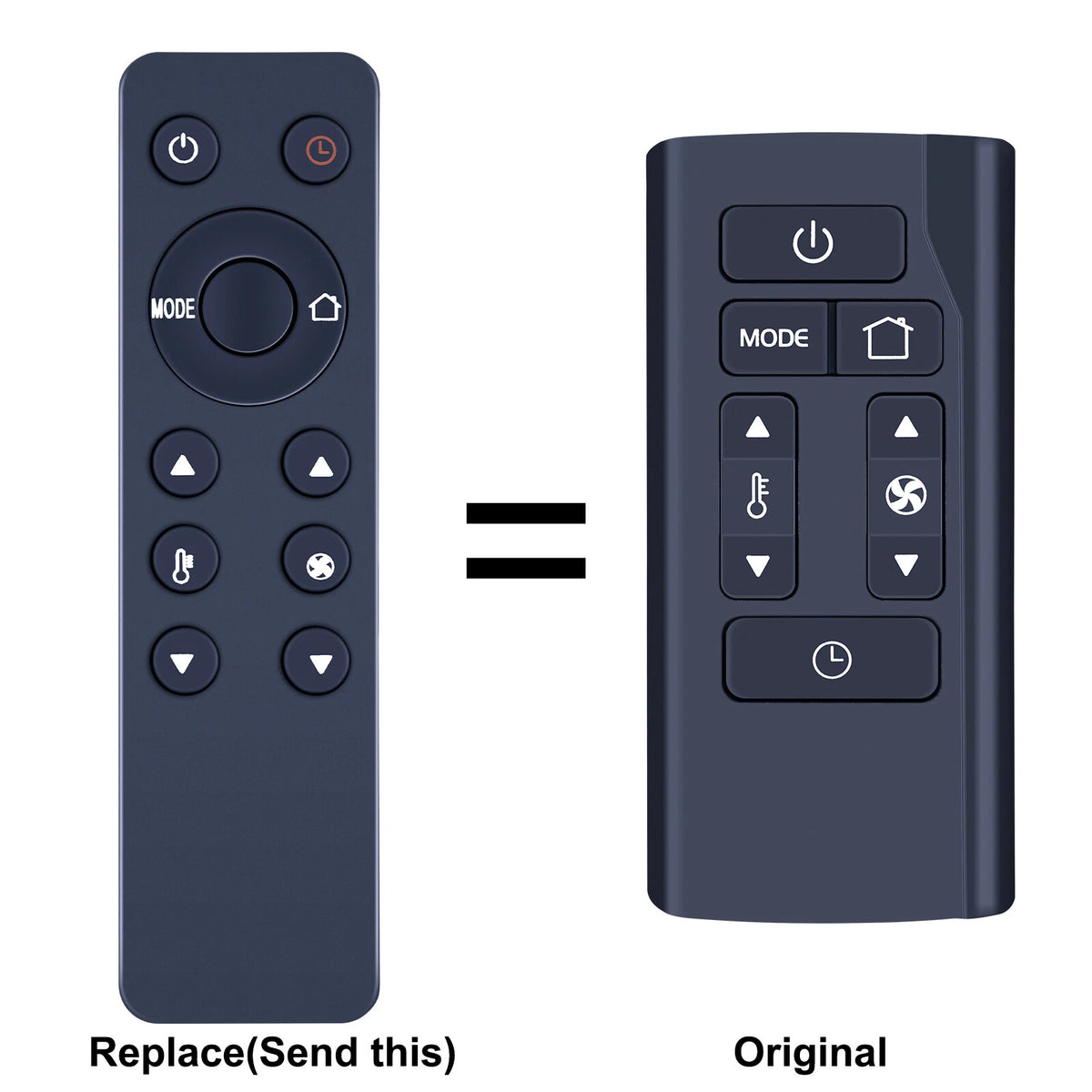 Replace Remote Control For DELONGHI 5515110651 PACEL275HGRKCЗAWH PACEL275HGRKC1A