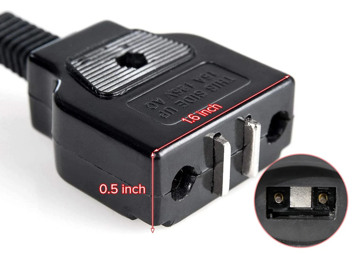 Secura Magnet Power Cord (Only Compatible L-DF401B-T Deep Fryer), 1M, Black