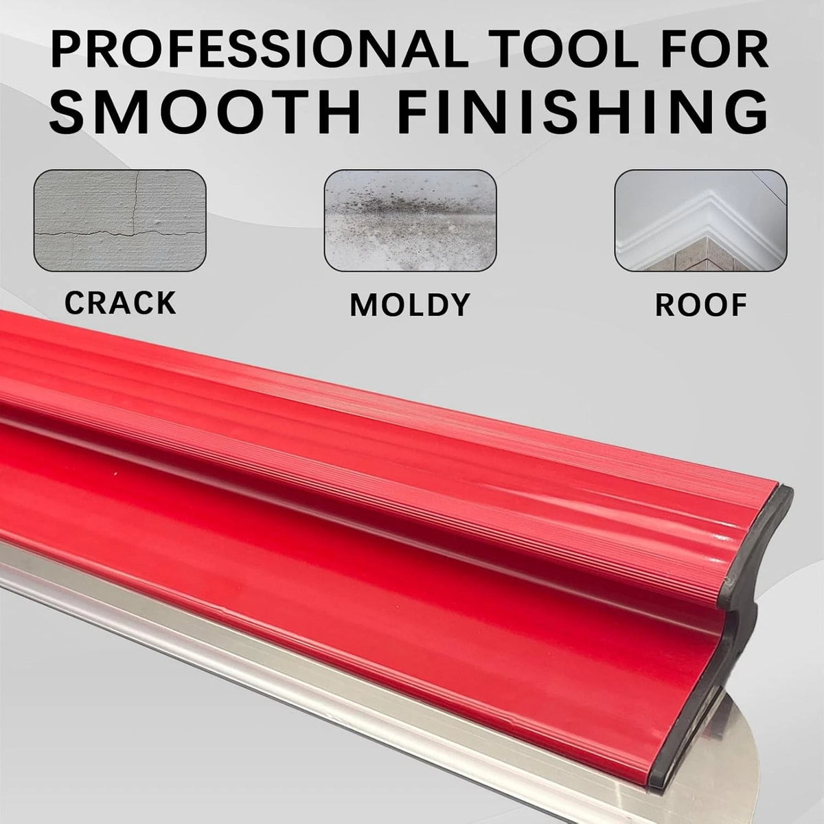 Drywall Skimming Blade 16 Inch, Smooth Finish, Precision 0.5mm European...