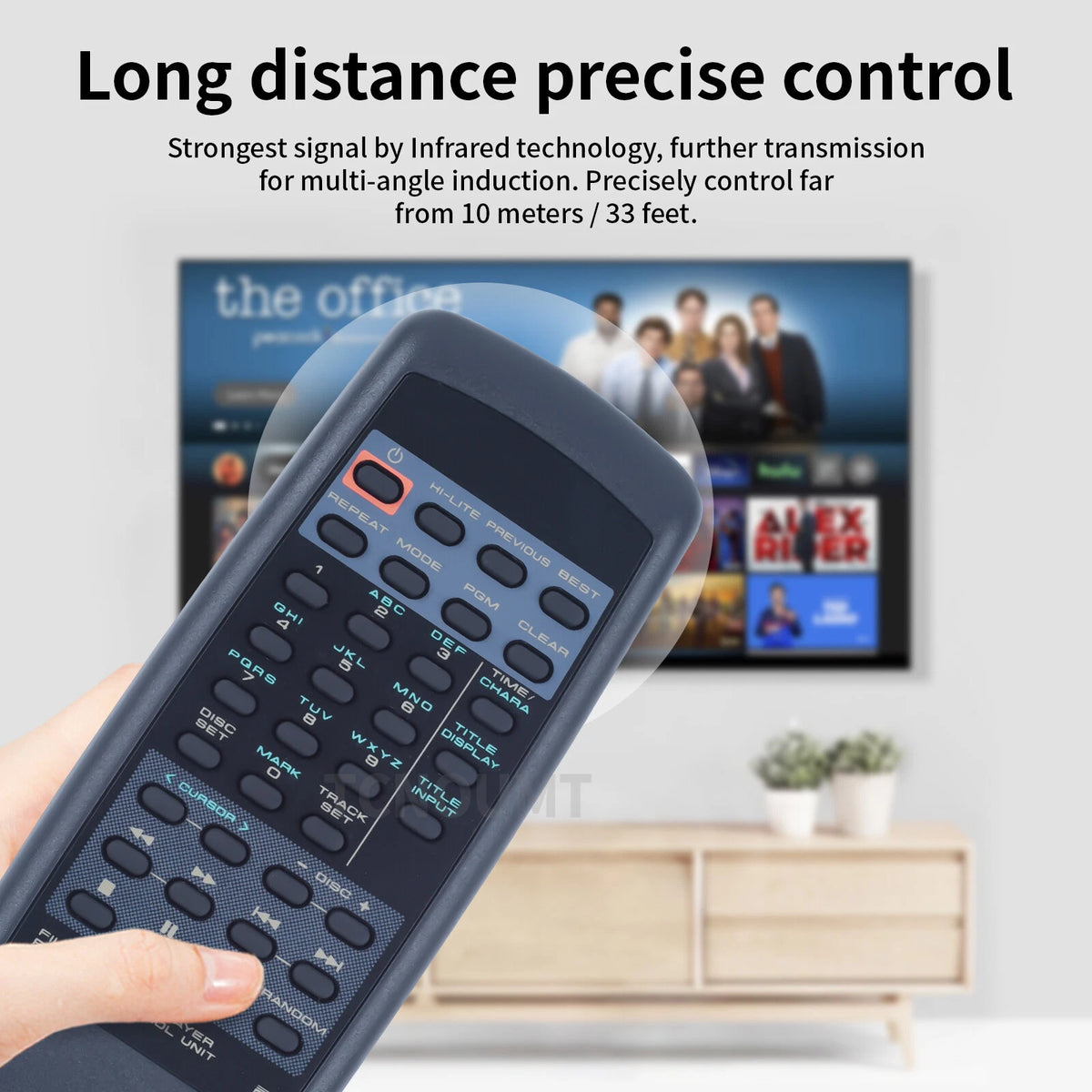 CU-PD101 Remote Control For Pioneer PD-F17 PD-F958 CD Player