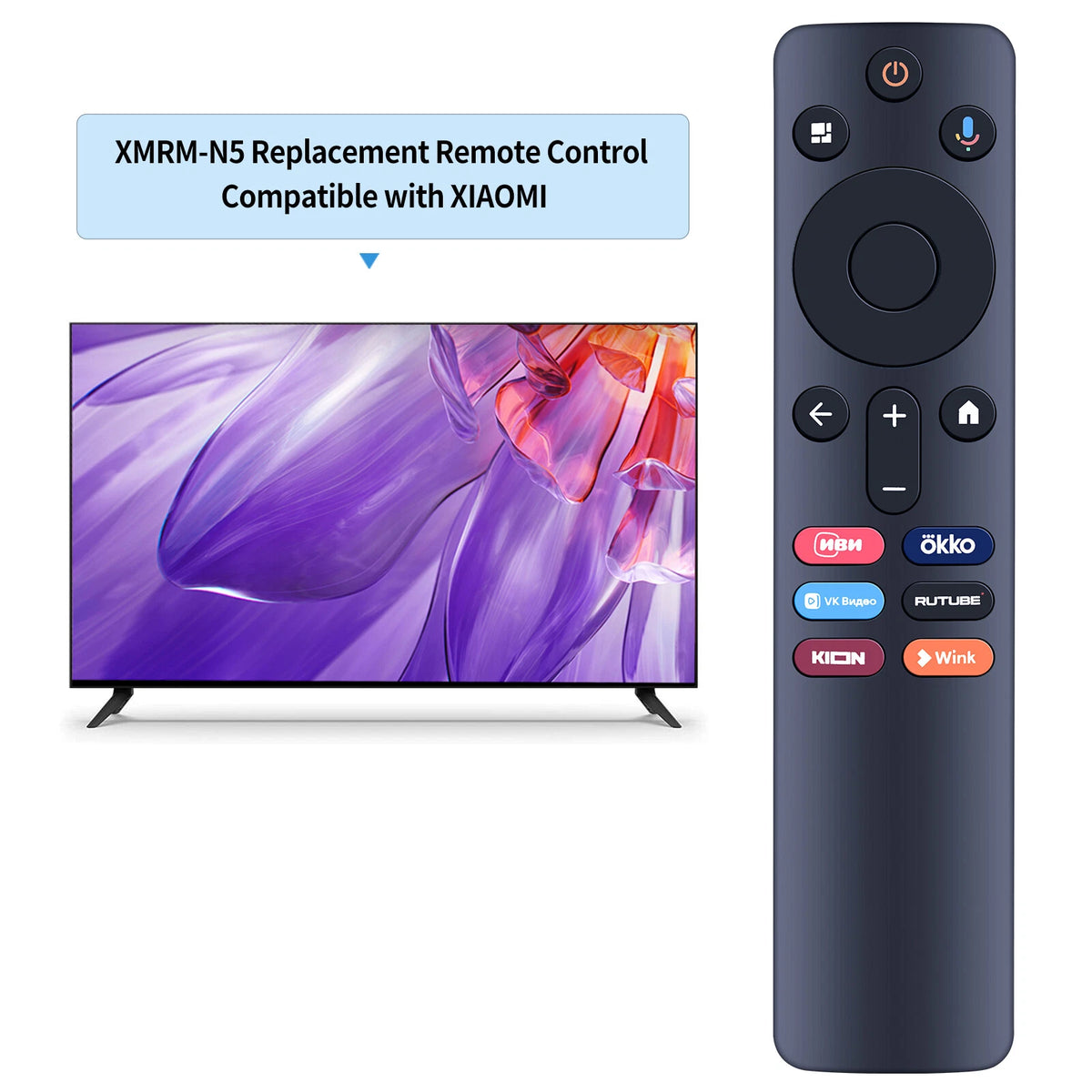 Replacement Remote Control For XIAOMI XMRM-N5 XMRM-00A, XMRM-OOA, XMRM-006