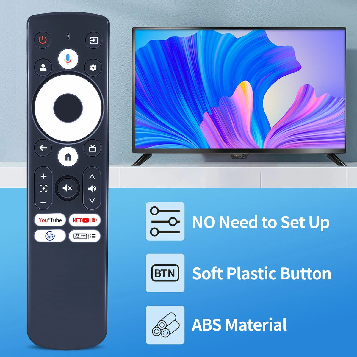 Replacement Remote Control For VOPLLS G3 4K Smart Projector