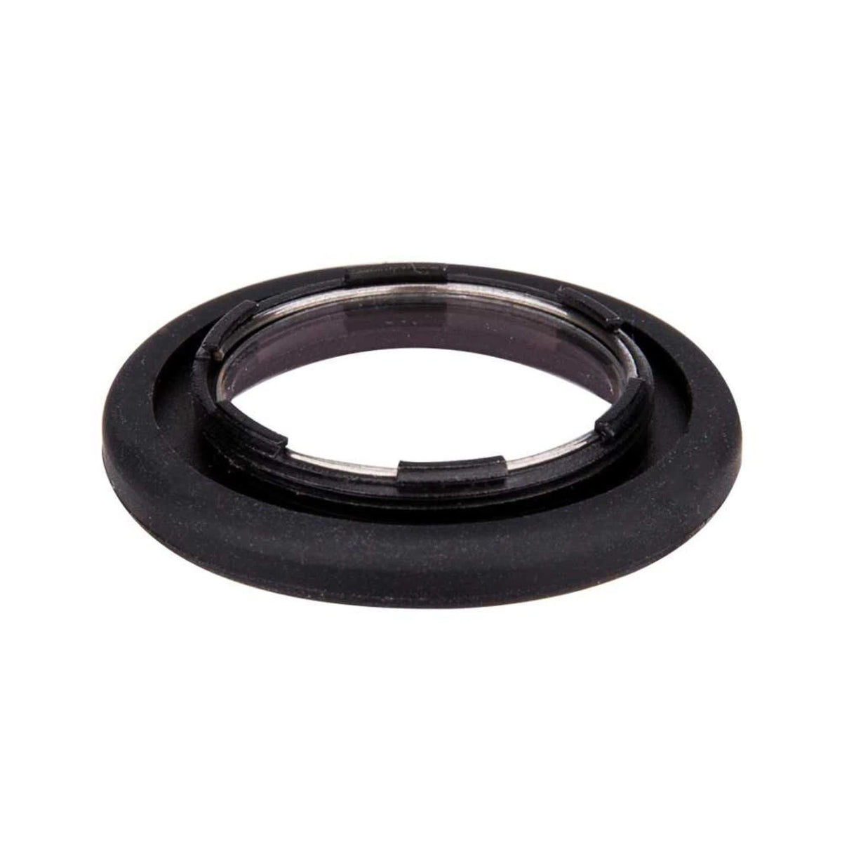 Black DK-17 Silicone Eyecup Eyepiece with Glass for Nikon D850 D700 Camera
