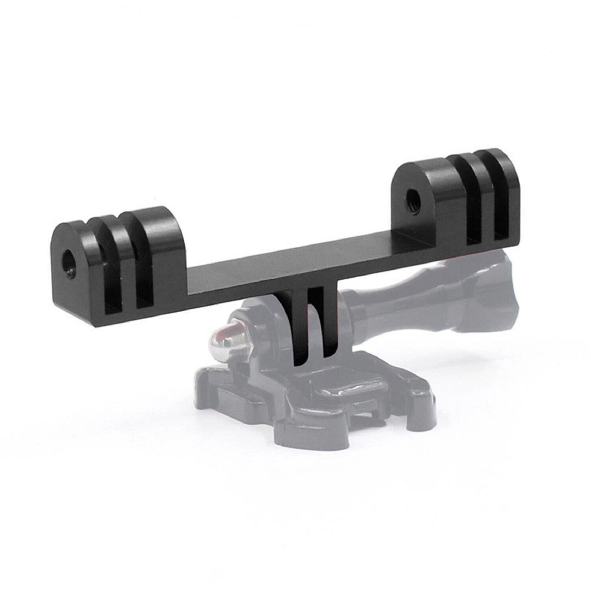 Aluminum Alloy Dual-Mount Bracket Holder Extension Bridge For Gopro Camera
