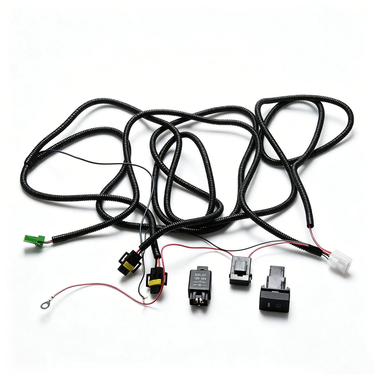 H11 Fog Light Wiring Harness Kit for Acura TL TSX RDX 12V 40A Relay LED Switch