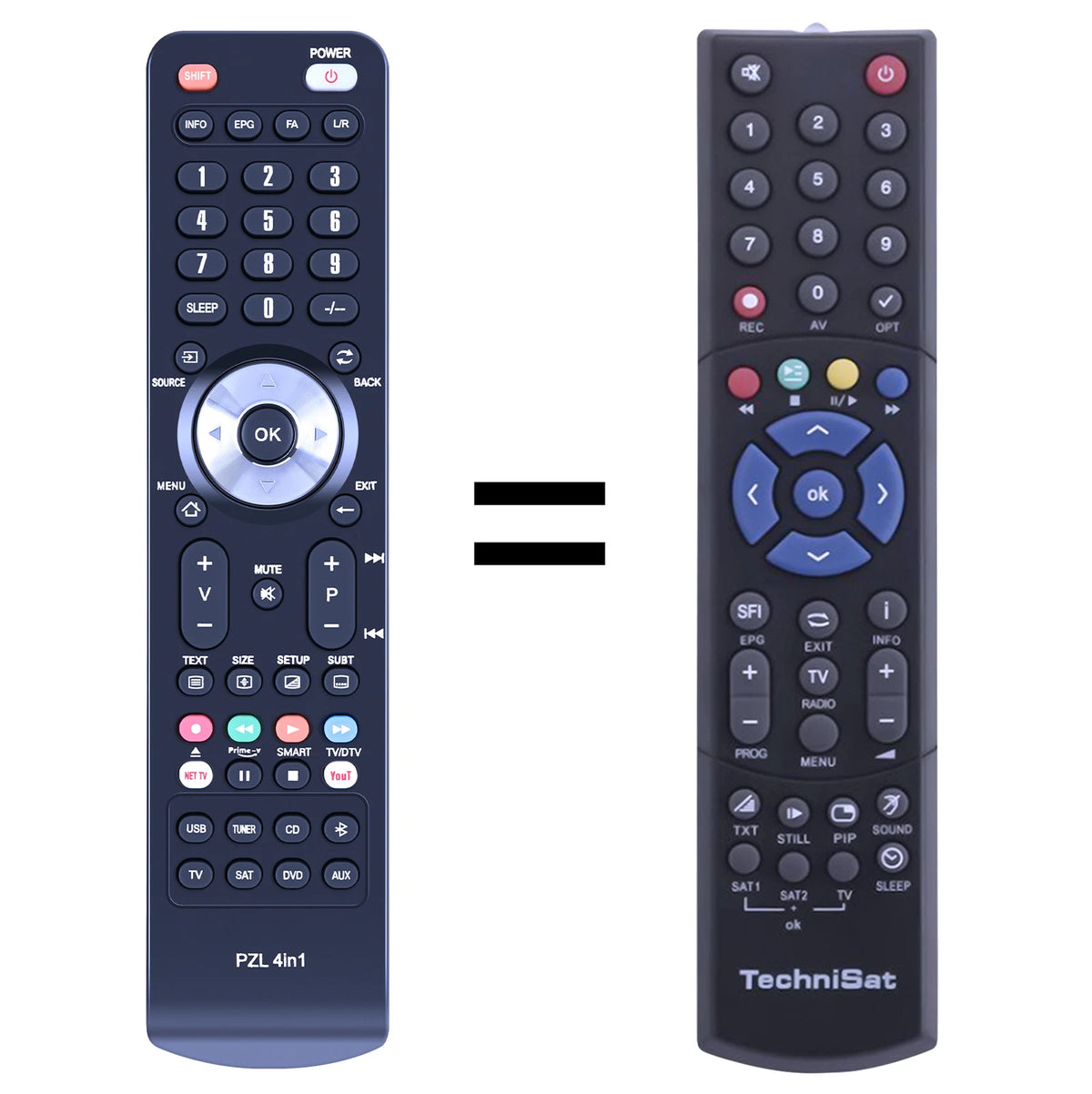 Replacement Remote Control For Technisat 103TS103 Digital Mf 4-S S2 E