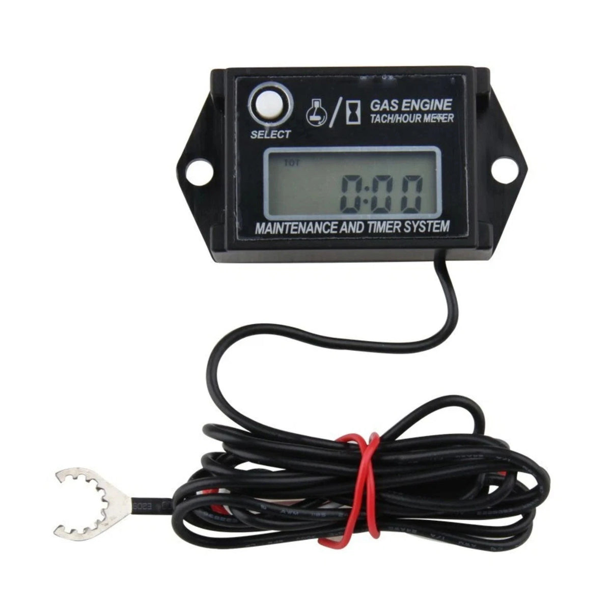 Tachometer Hour Meter 25000RPM With Service Timer For Motorcycle Lawn Mower
