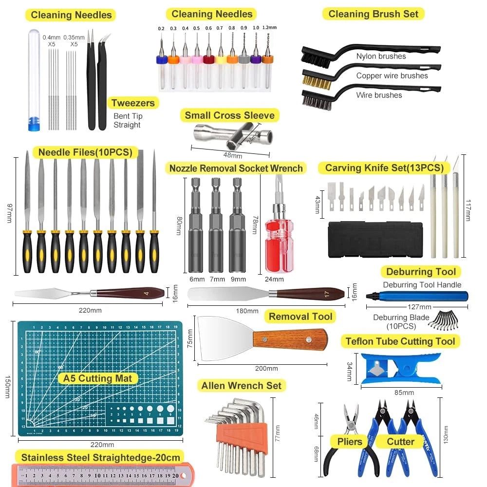 82 Pcs 3D Printer Tool Kit with Case, Printing Tools