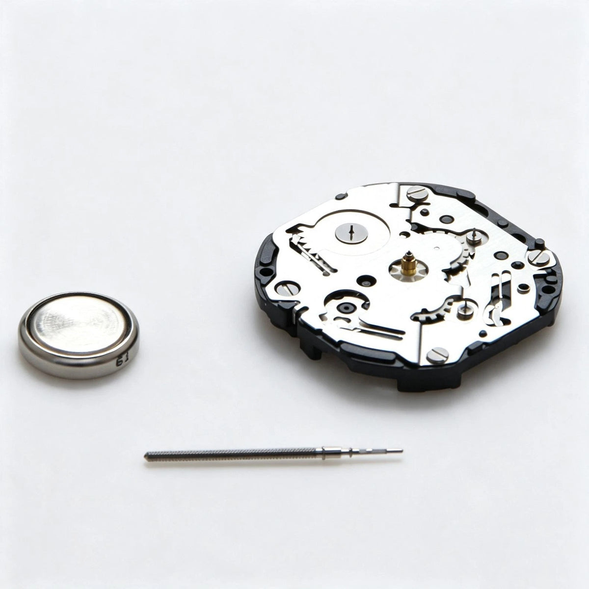 10½''' 3-Hands 3-Eye Quartz Watch Movement Replacement For Japan VX3JE Repair