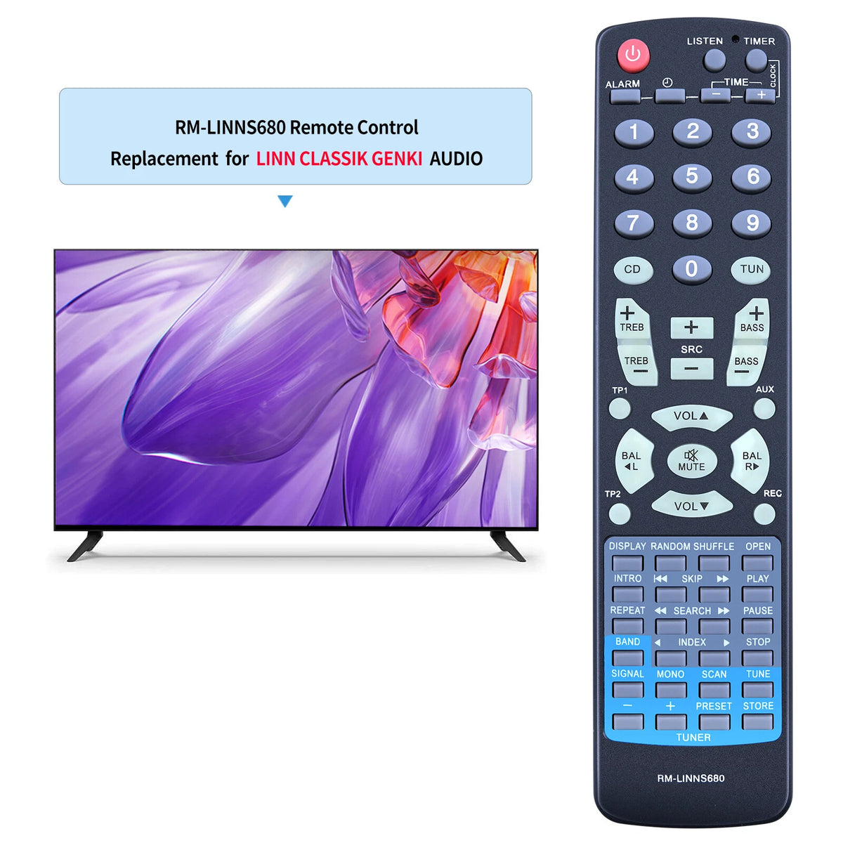 Replacement Remote Control For Linn Classik Genki